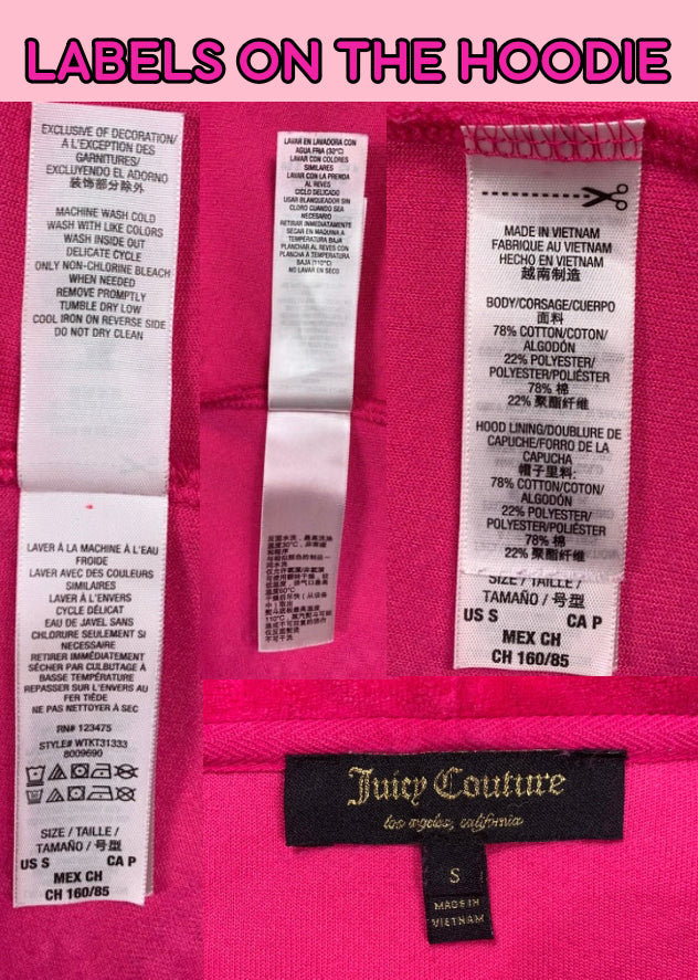 Juicy Couture Hot Pink Velour Tracksuit