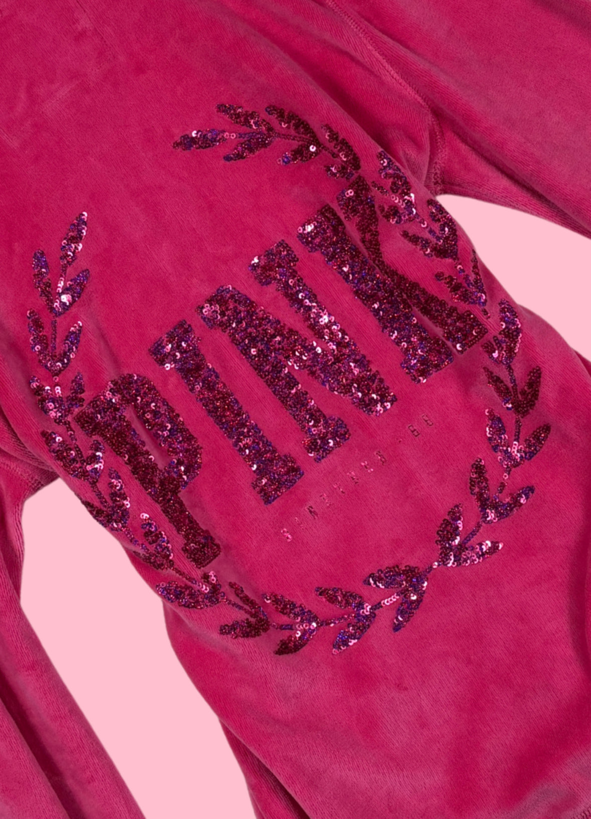Hot Pink Victoria's Secret Velour Tracksuit