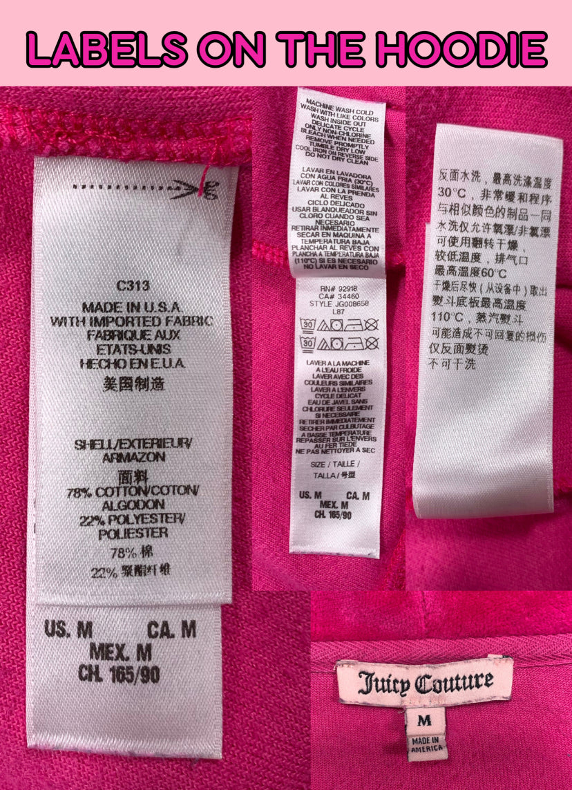 Juicy Couture Hot Pink Velour Tracksuit