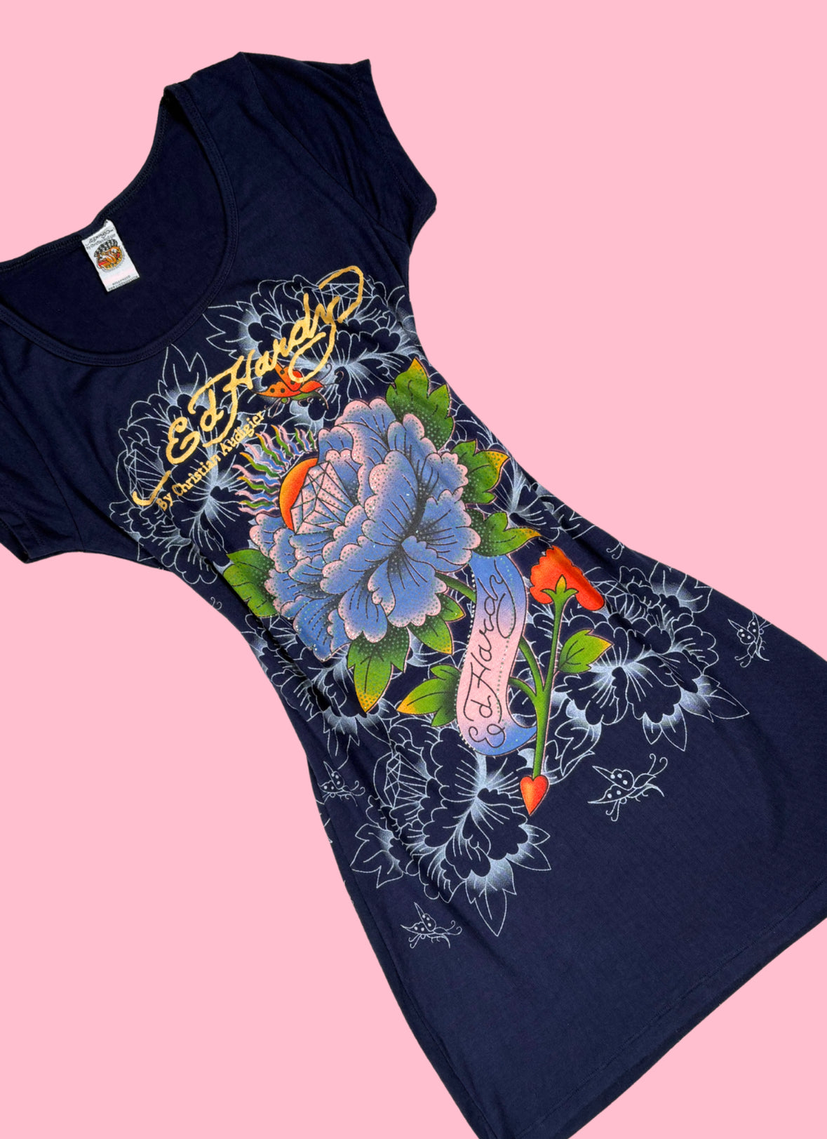 Ed Hardy Dark Blue Dress