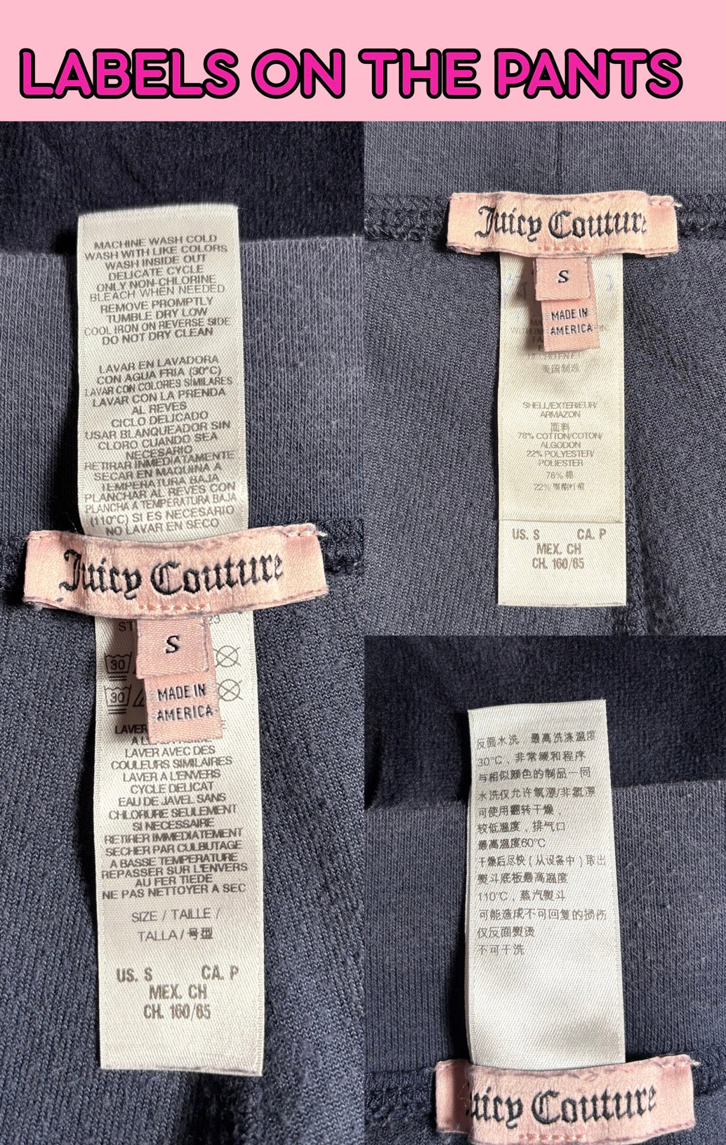 Juicy Couture Dark Blue Velour Tracksuit