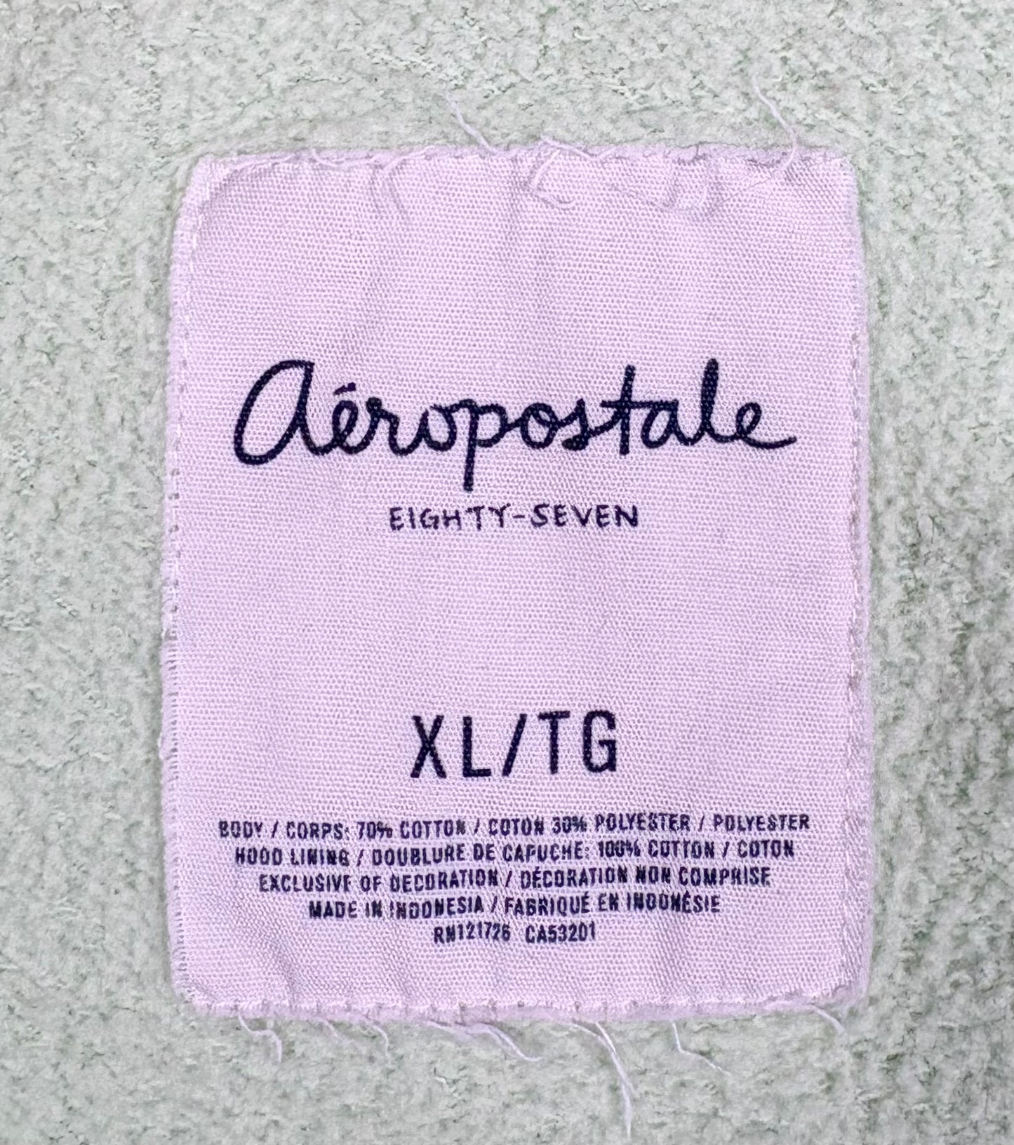 Light Green Aéropostale Hoodie