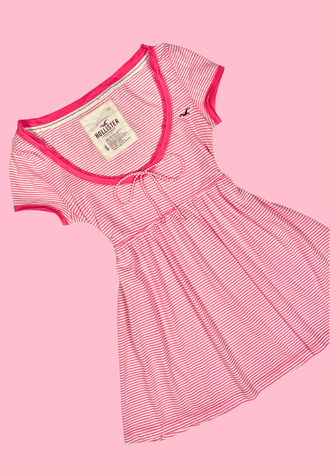 Striped Hollister Babydoll Top