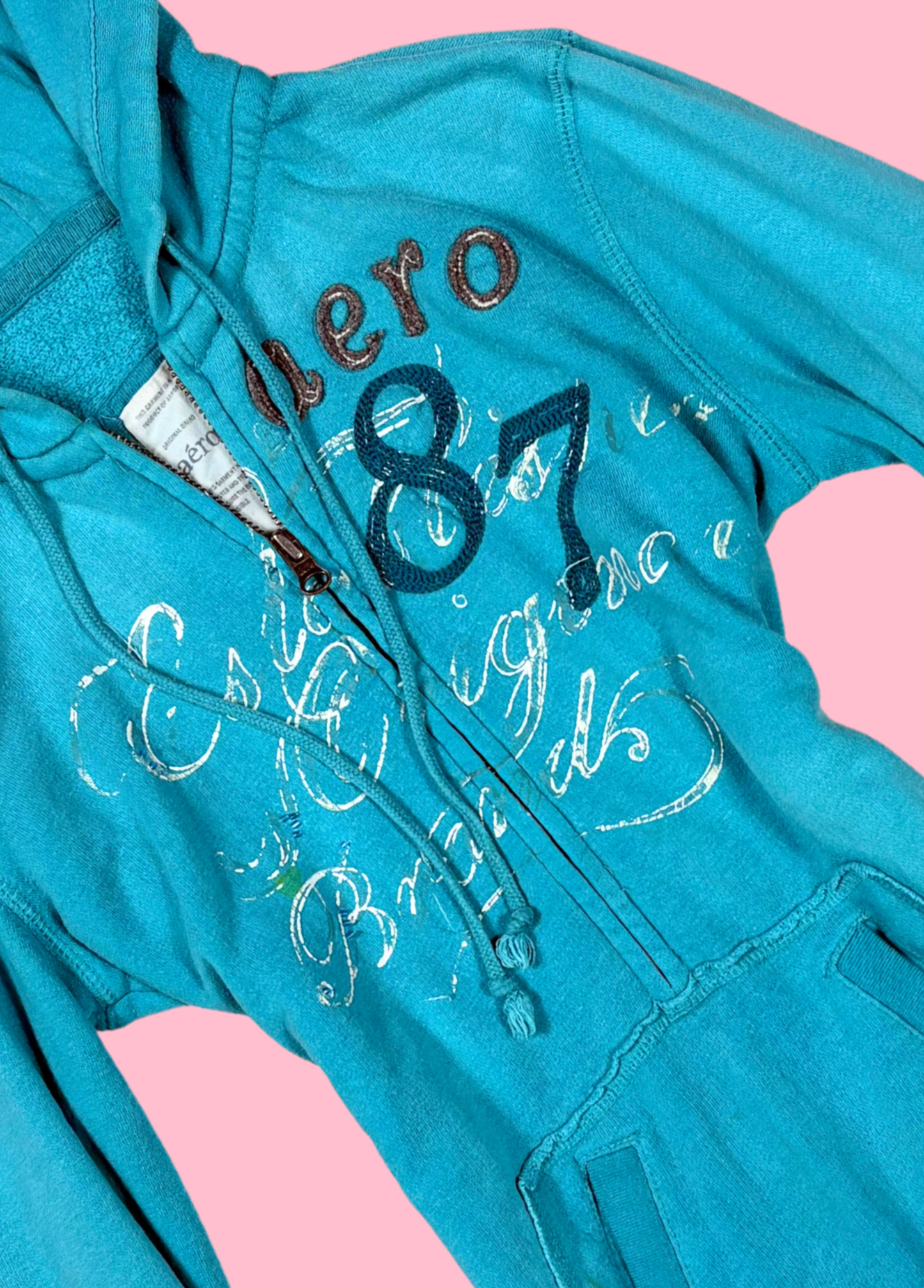 Light Blue Aéropostale Hoodie