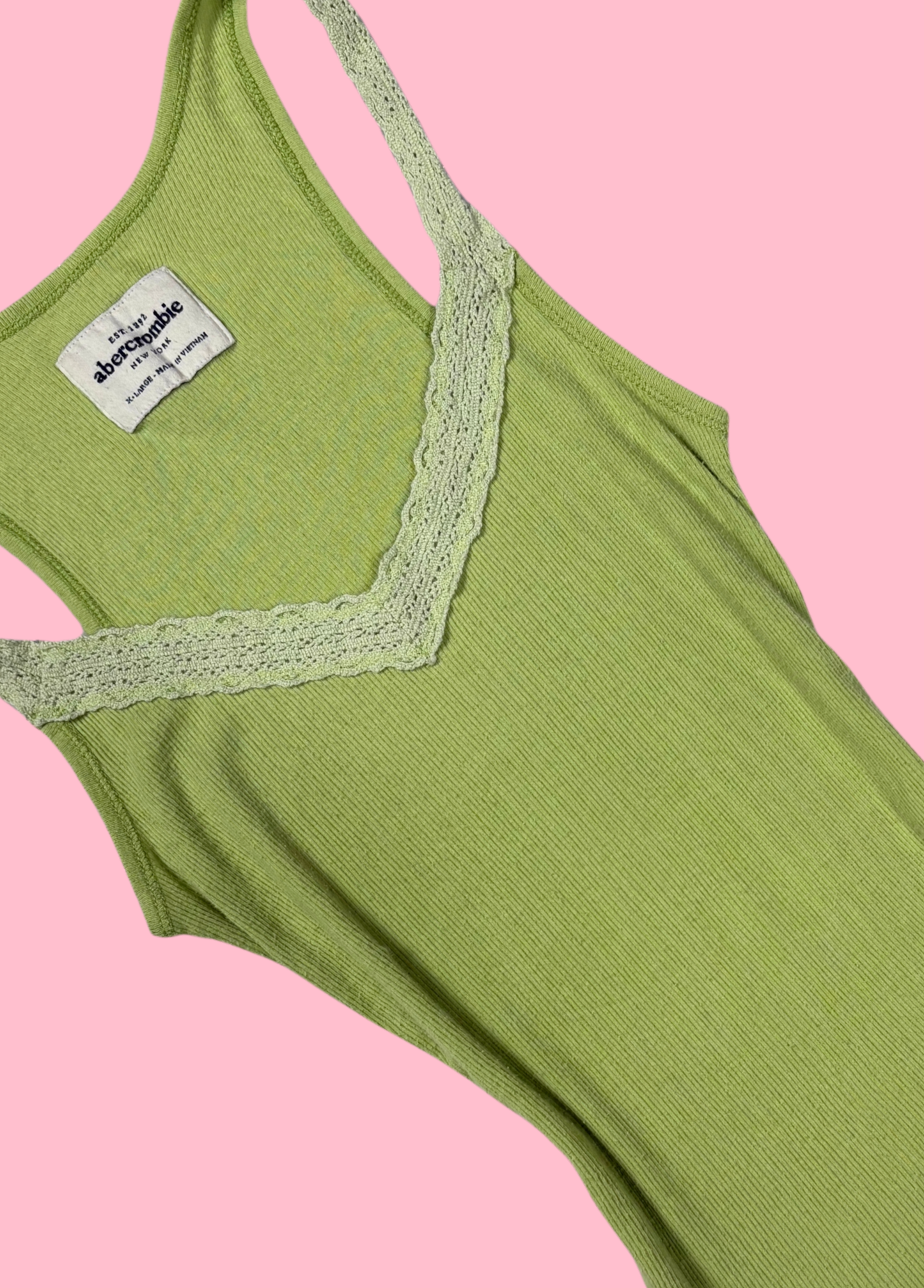 Green Abercrombie Cami Top
