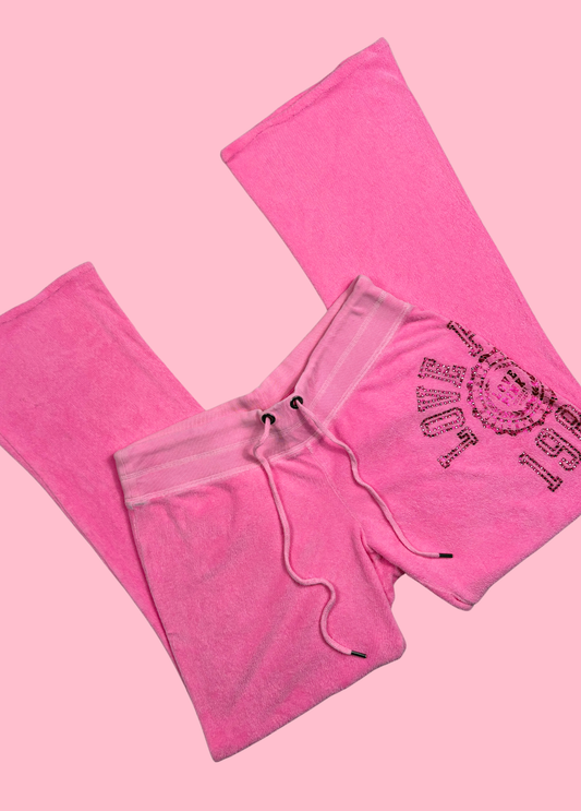Pink Victoria's Secret Velour Tracksuit Pants