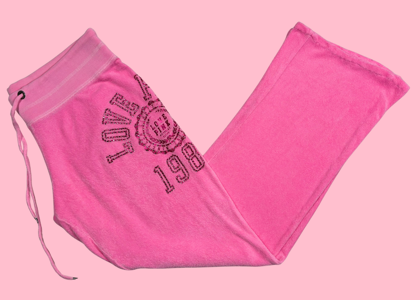 Pink Victoria's Secret Velour Tracksuit Pants