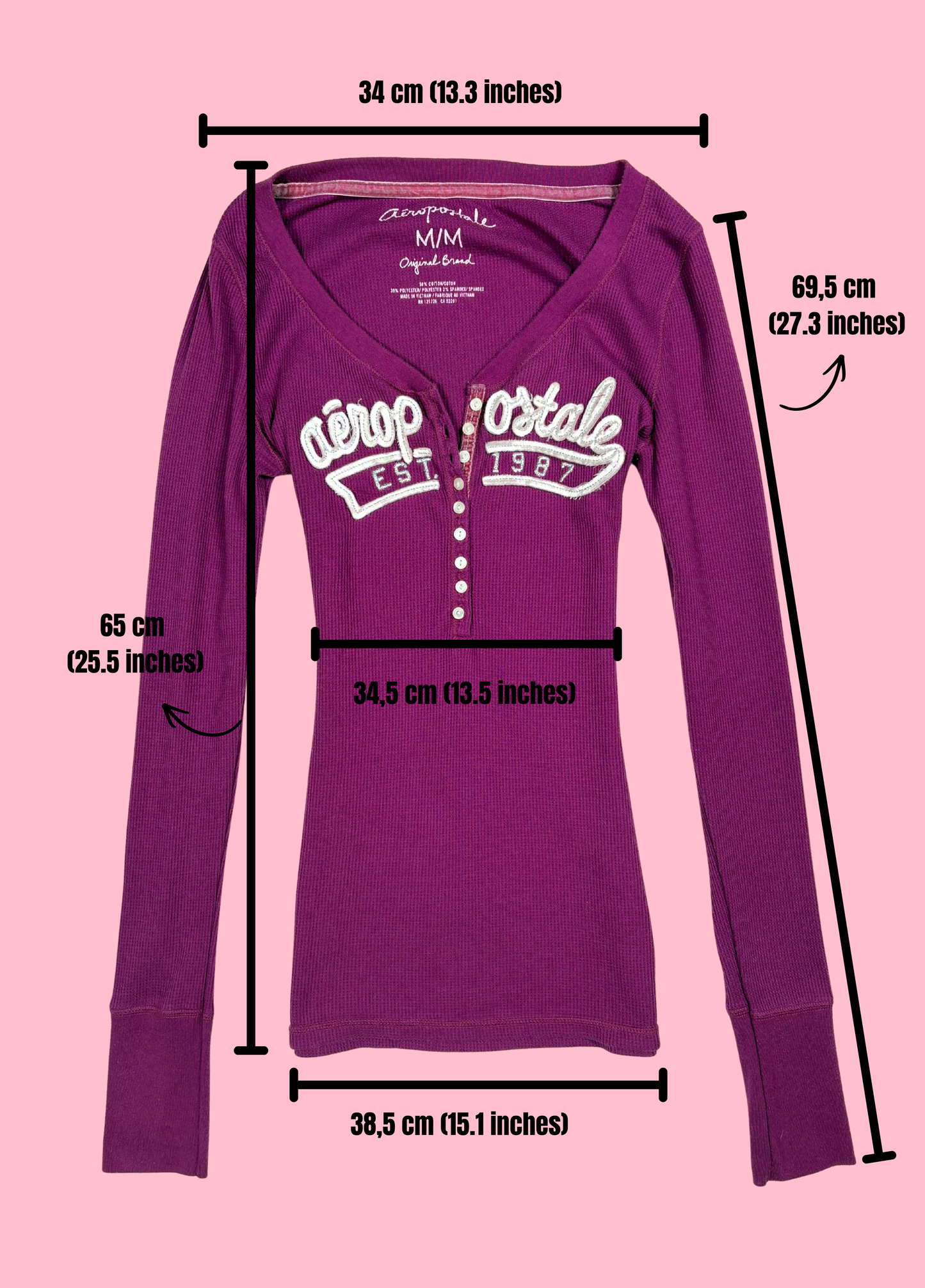 Aéropostale Henley Top