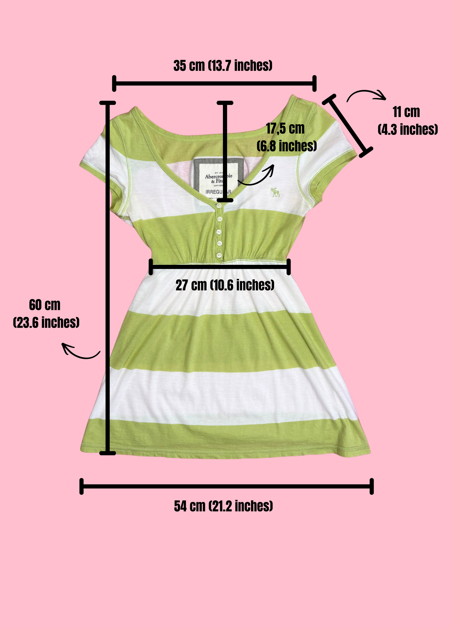 Top babydoll Abercrombie