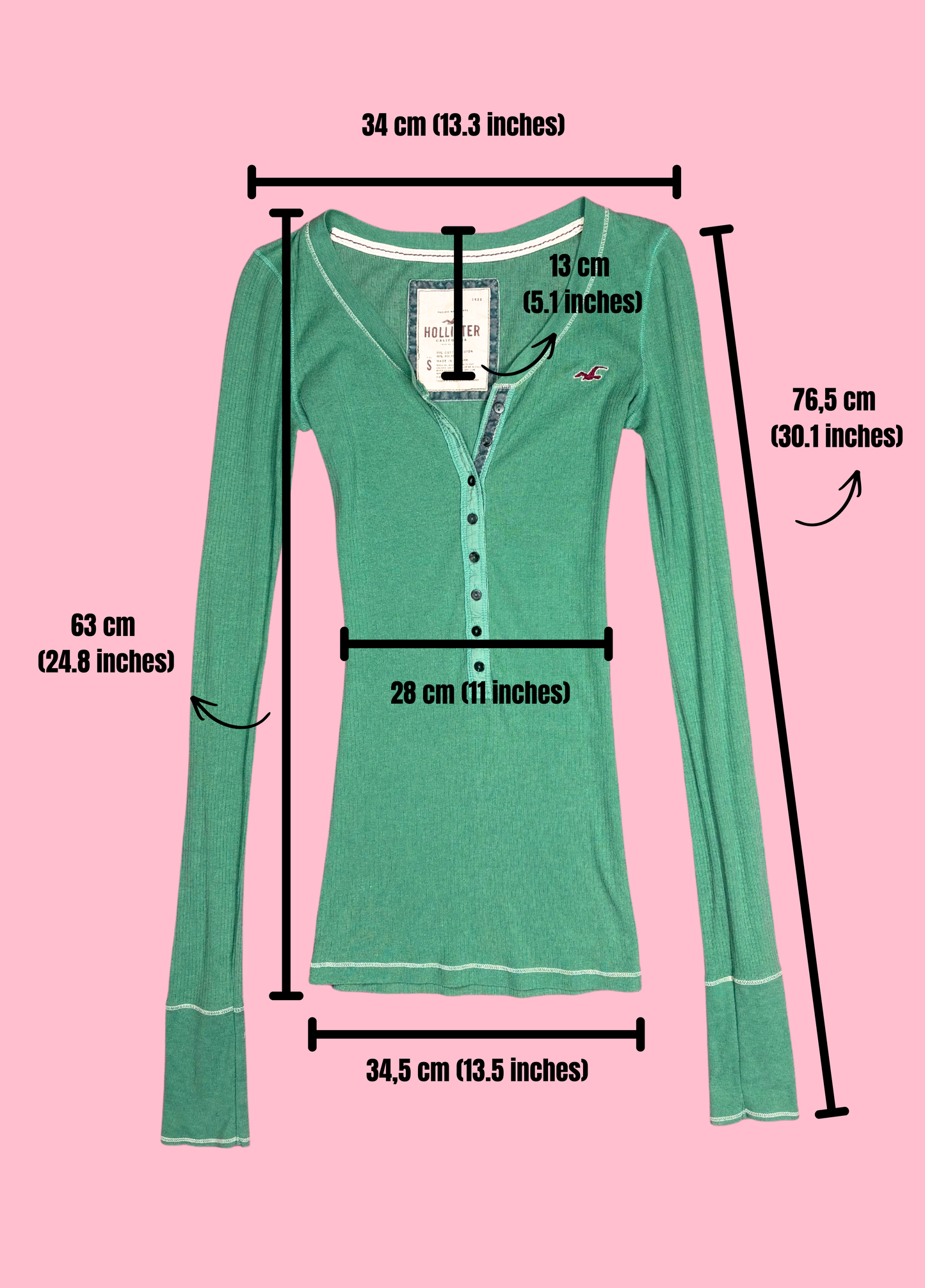 Hollister Henley Top