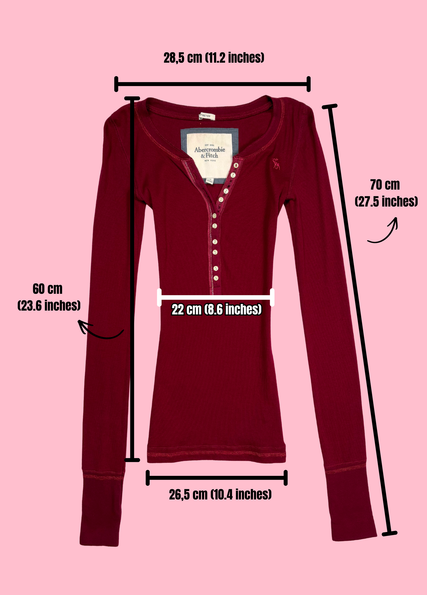 Abercrombie Henley Top