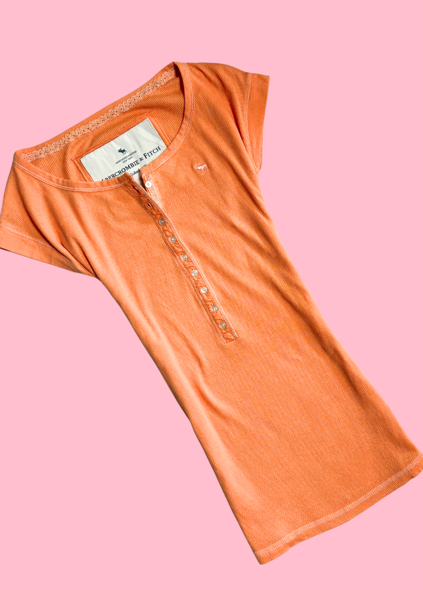 Camiseta Henley de Abercrombie