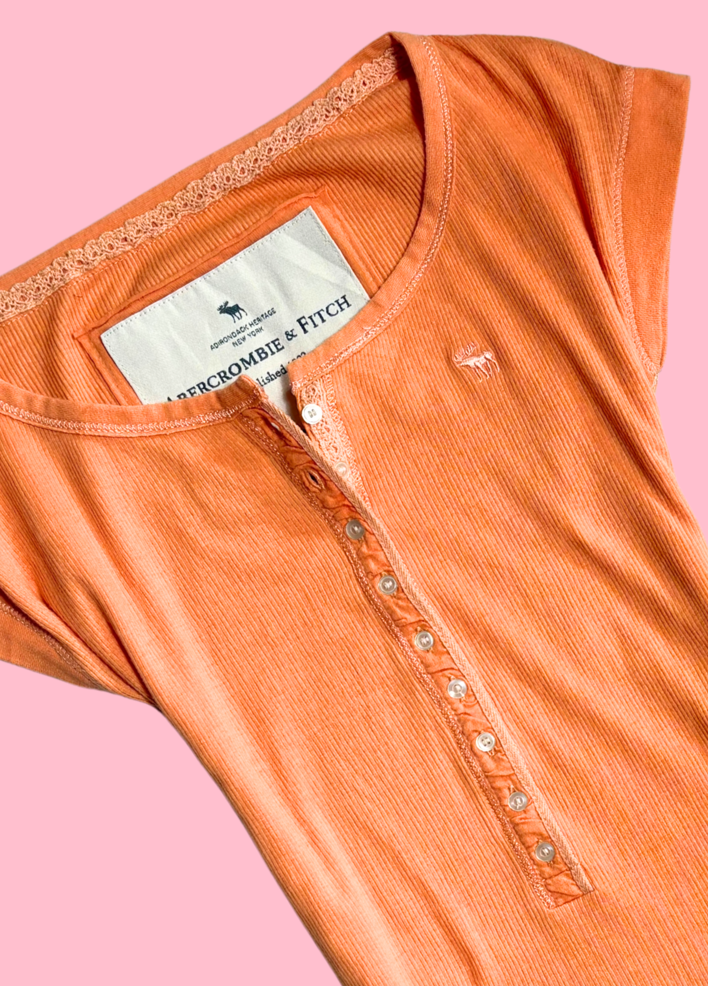Camiseta Henley de Abercrombie