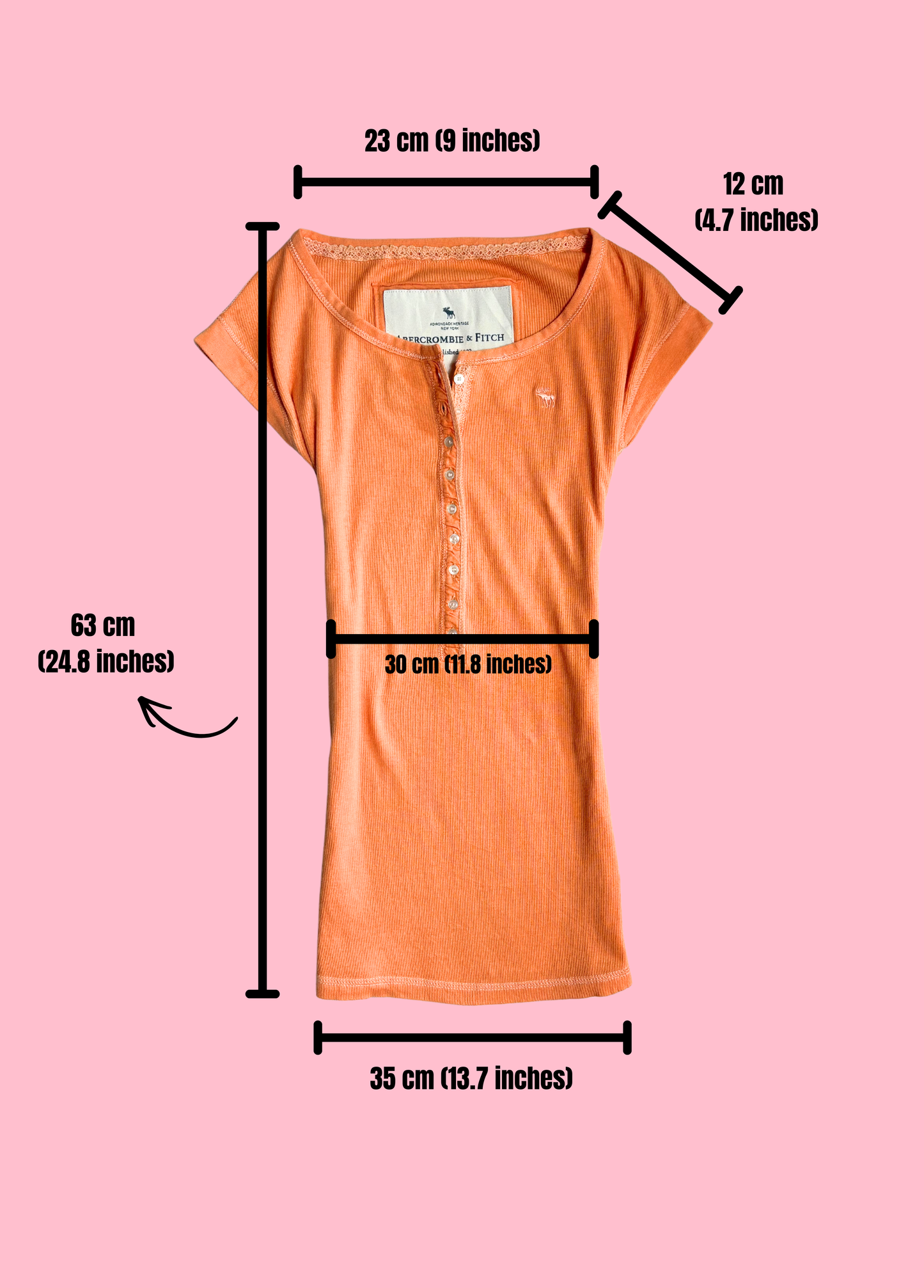 Camiseta Henley de Abercrombie