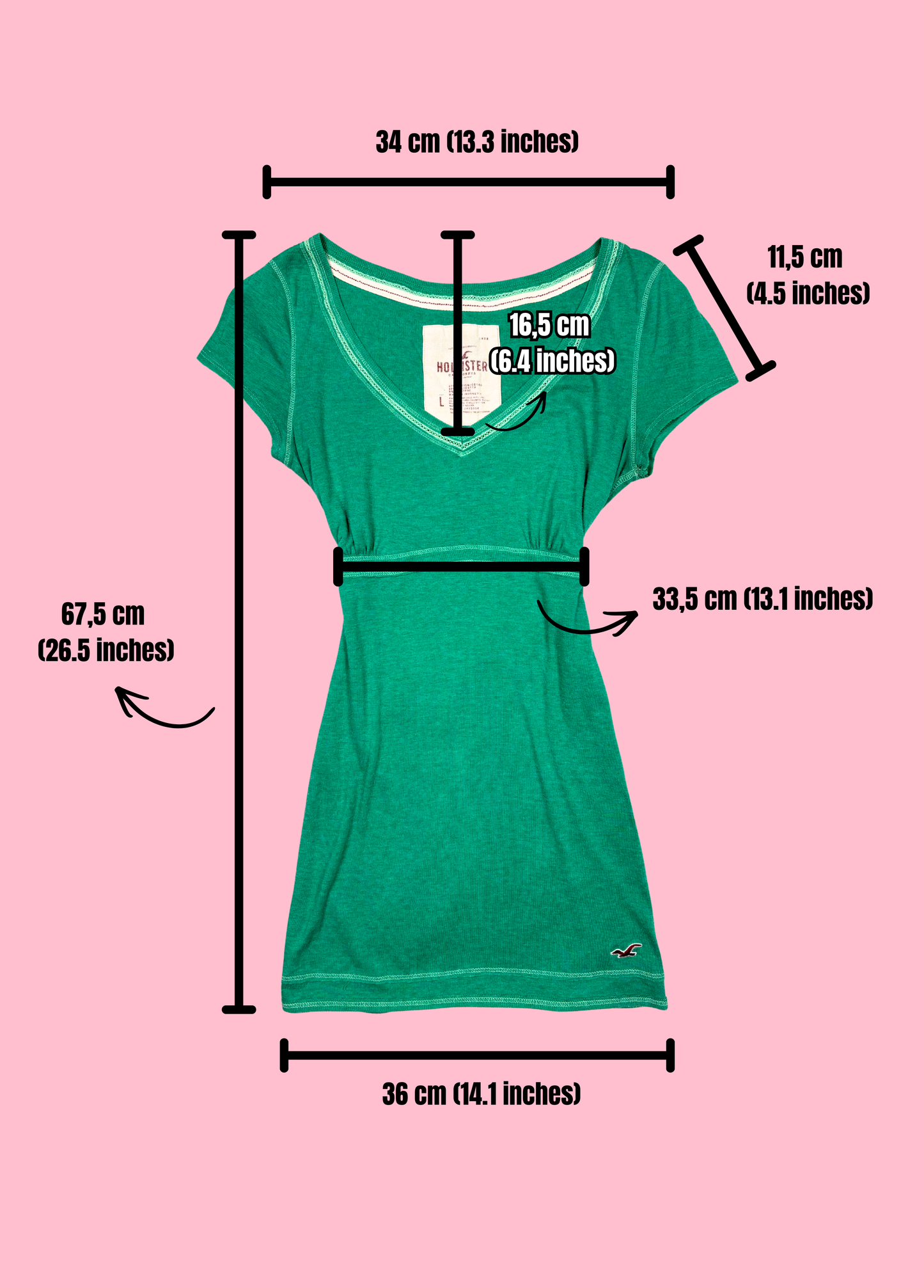 Hollister Babydoll Top