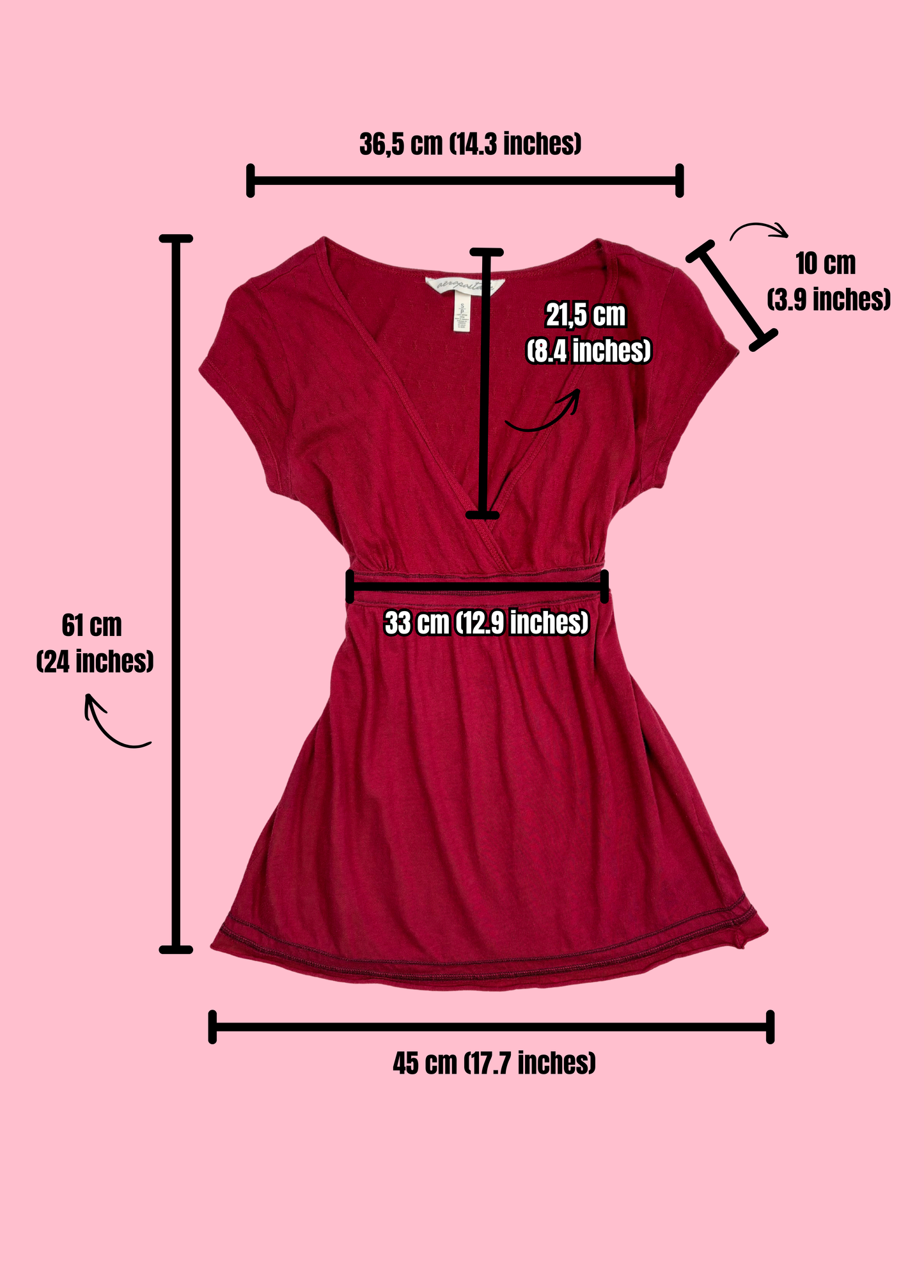 Top babydoll Aéropostale