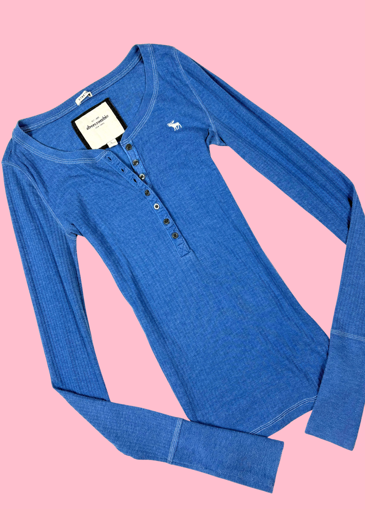 Camiseta Henley de Abercrombie