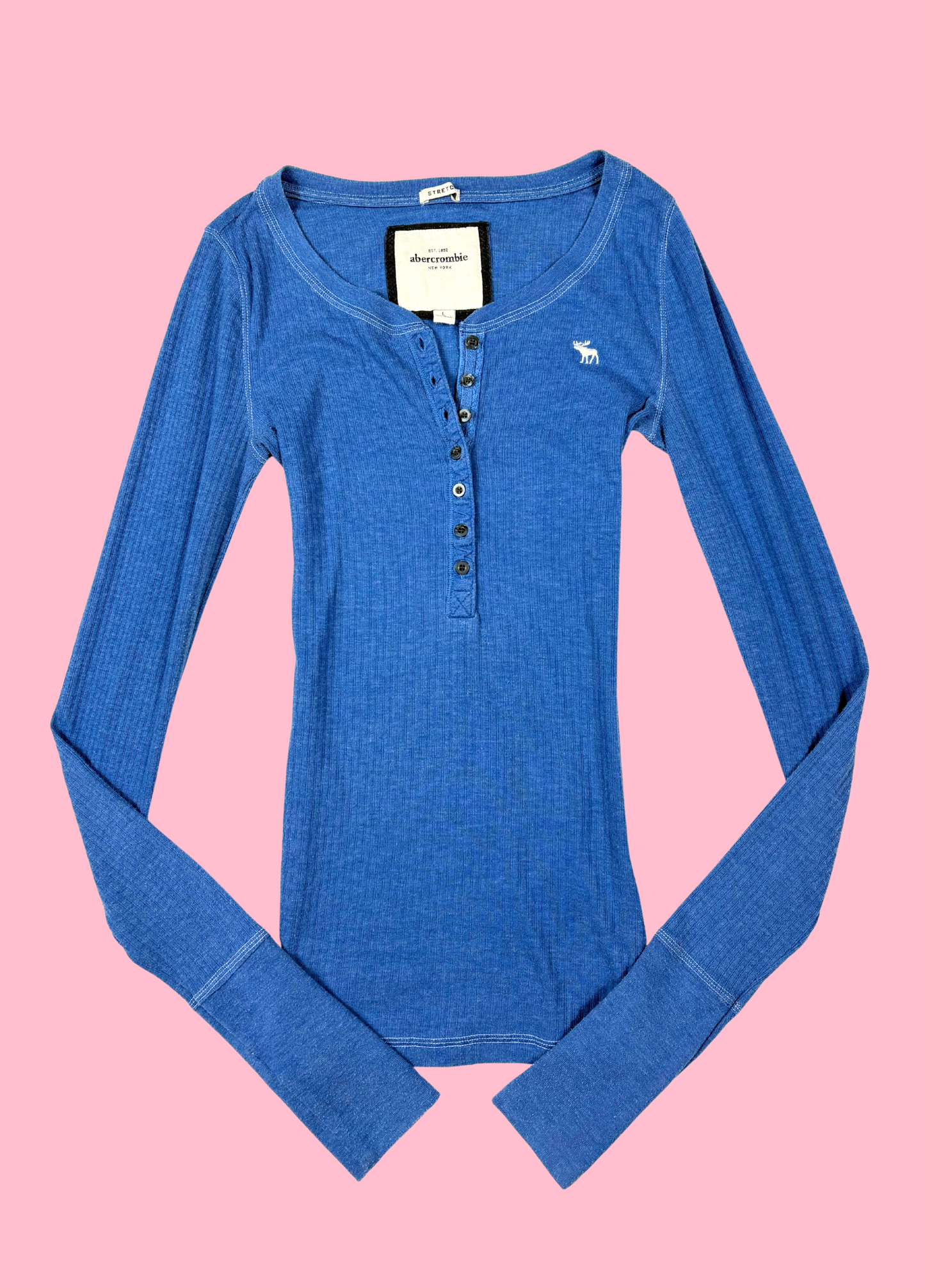 Camiseta Henley de Abercrombie