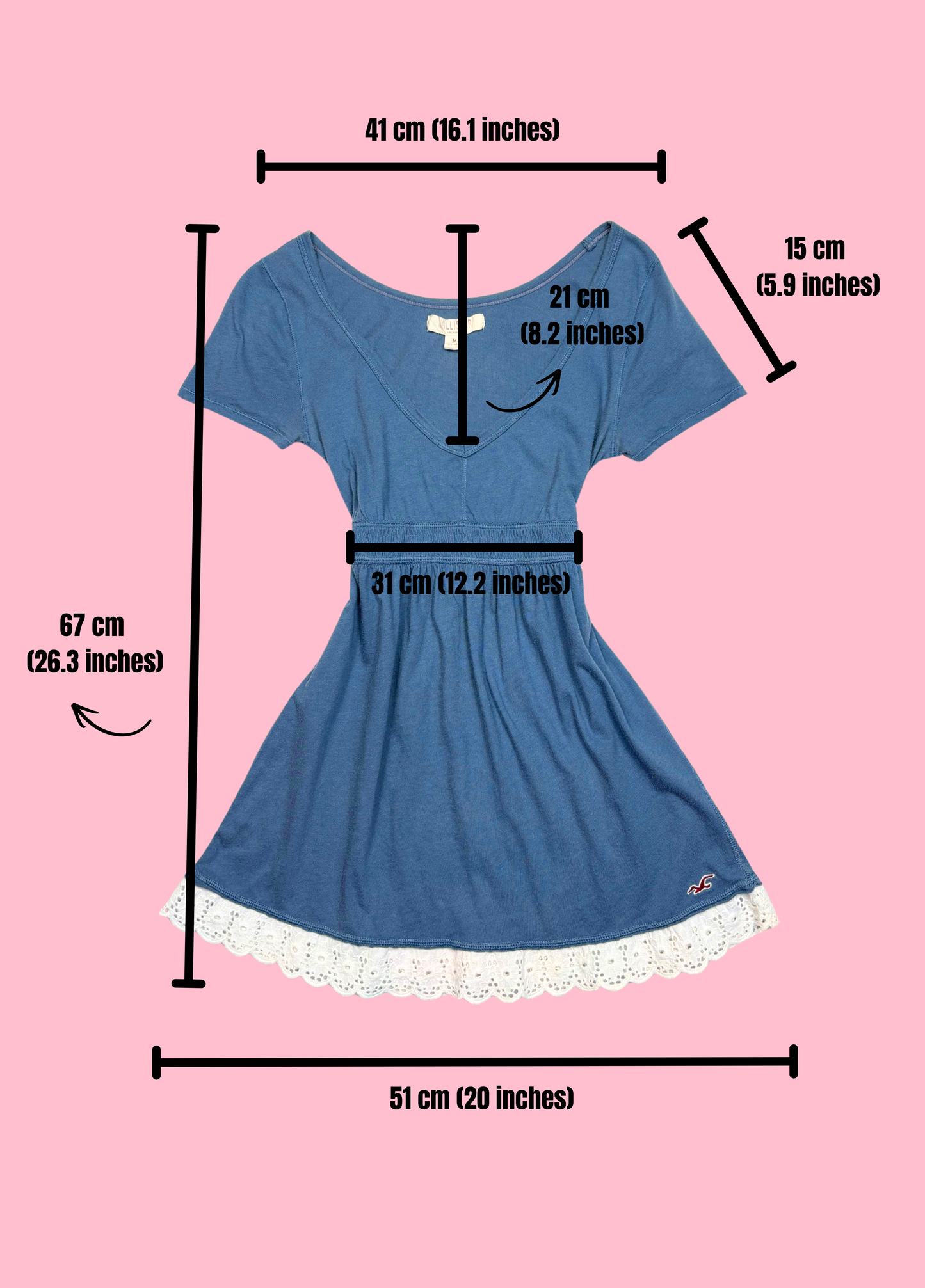 Hollister Babydoll Top
