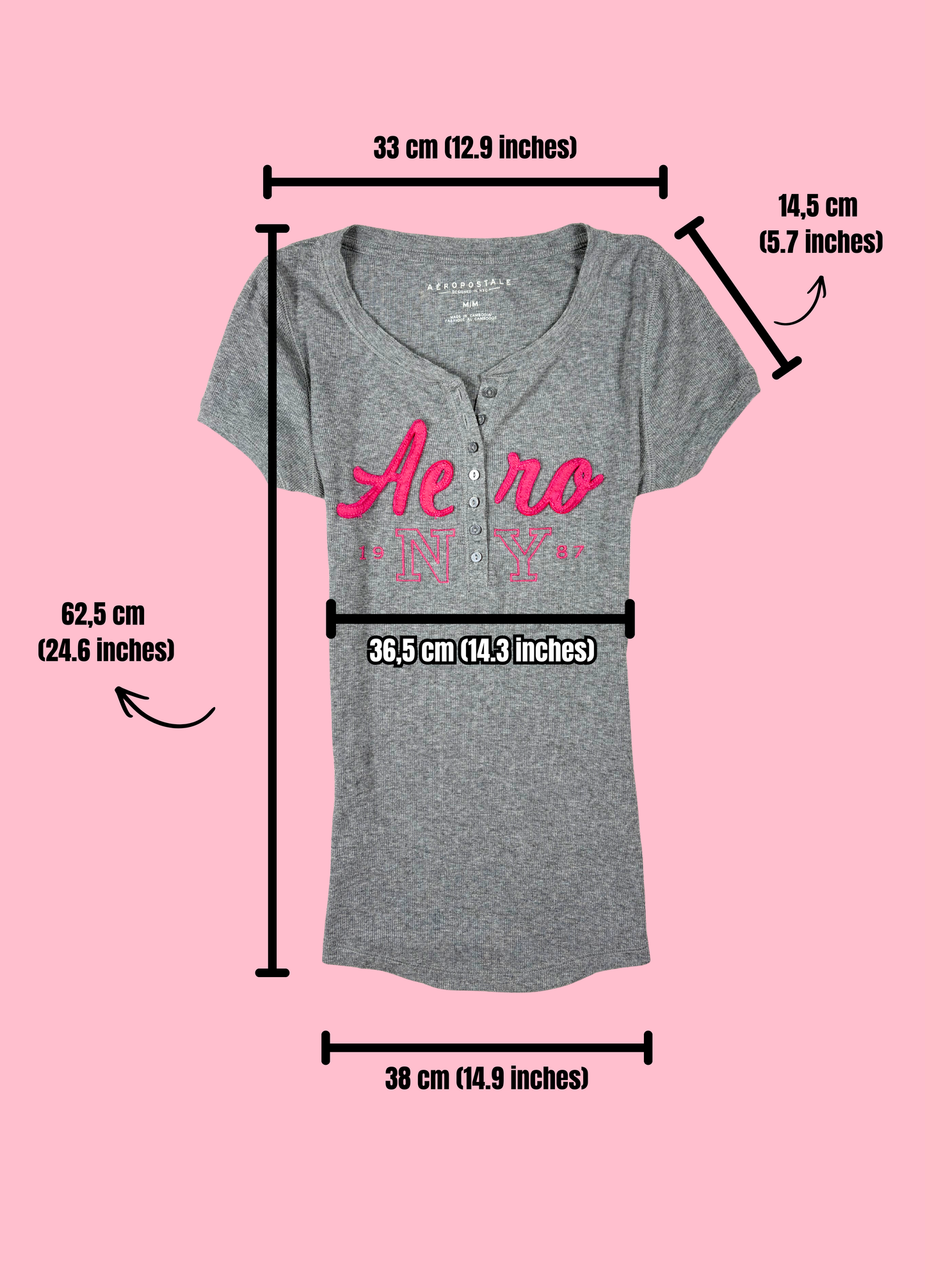 Top Henley Aéropostale