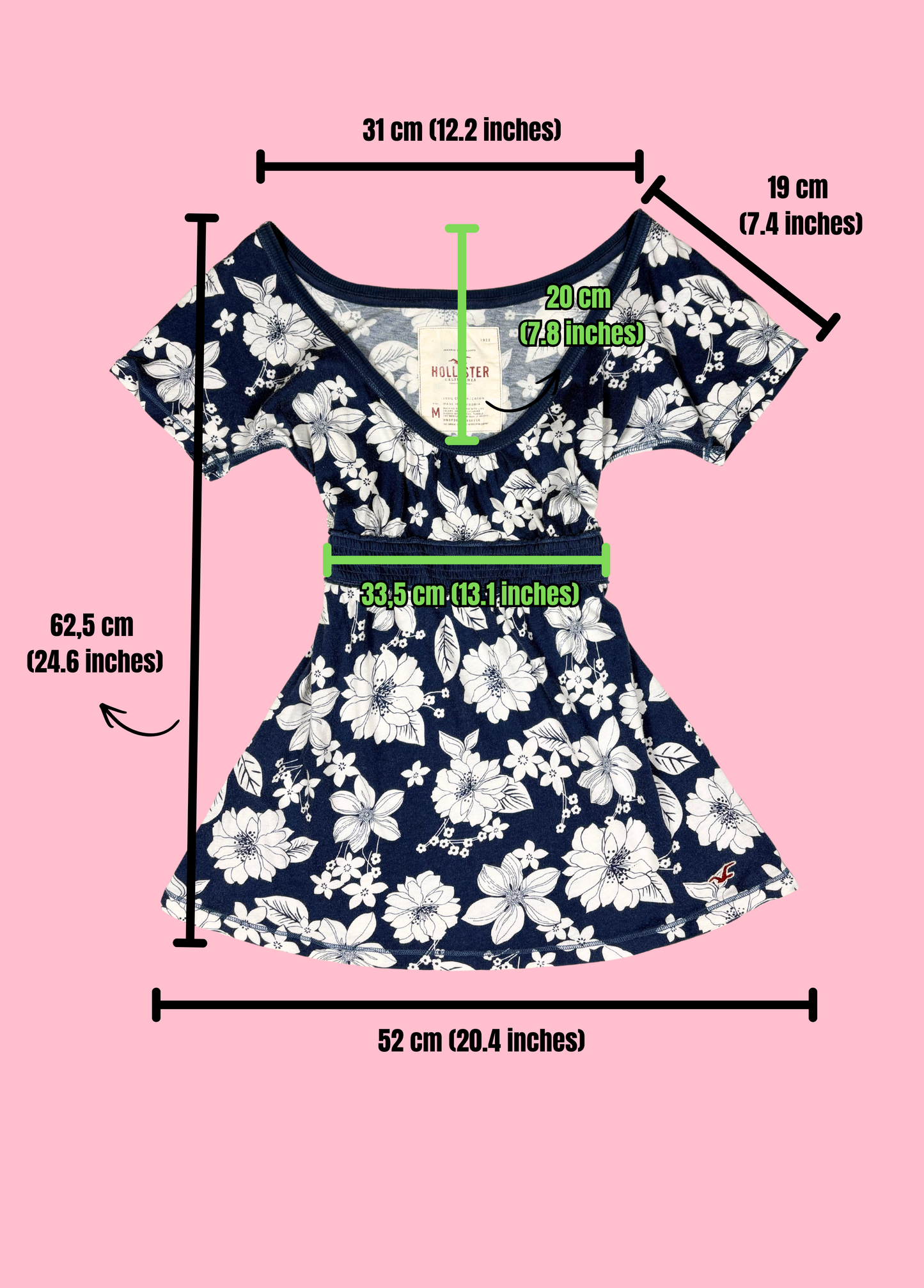 Hollister Babydoll Top