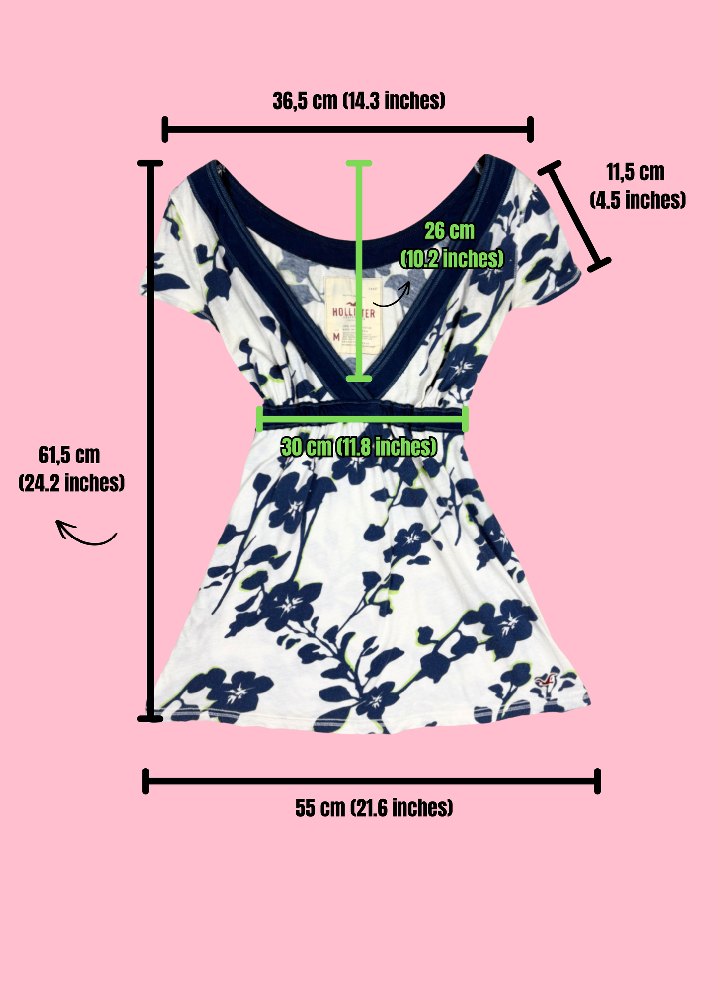 Hollister Babydoll Top