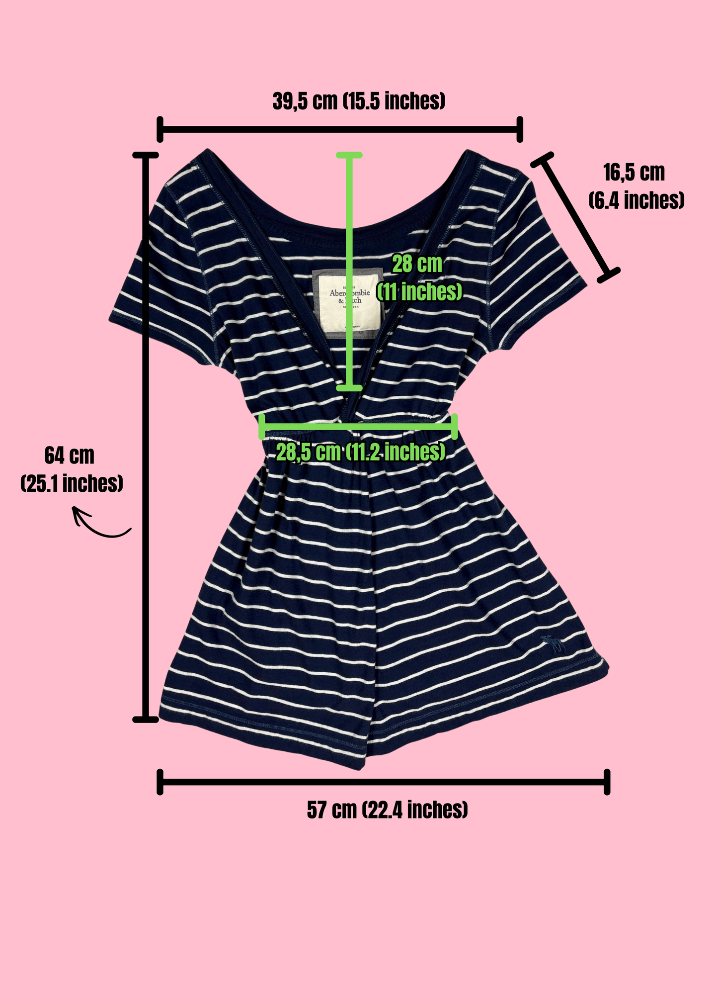 Top babydoll Abercrombie