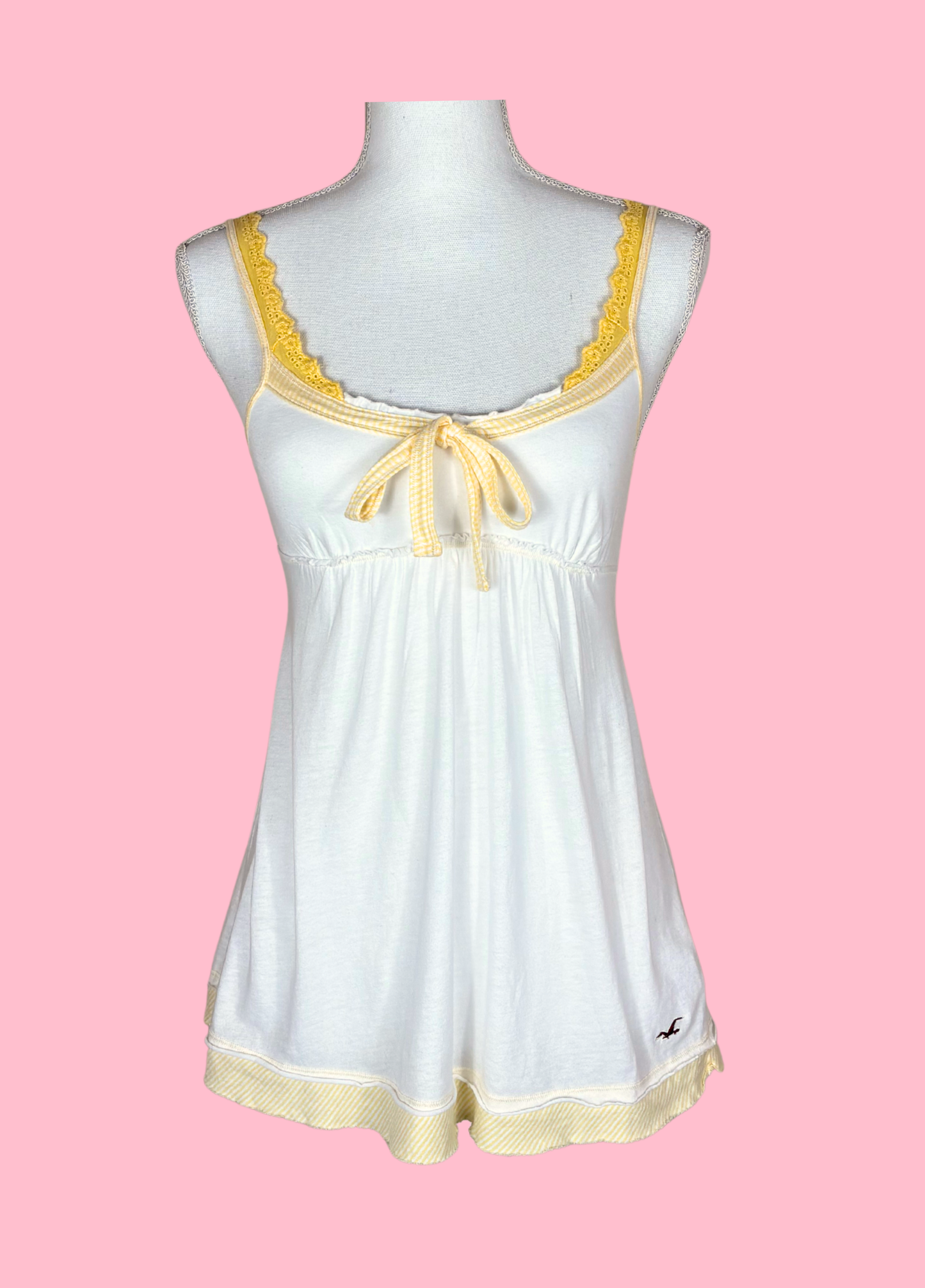 Top camisero estilo babydoll