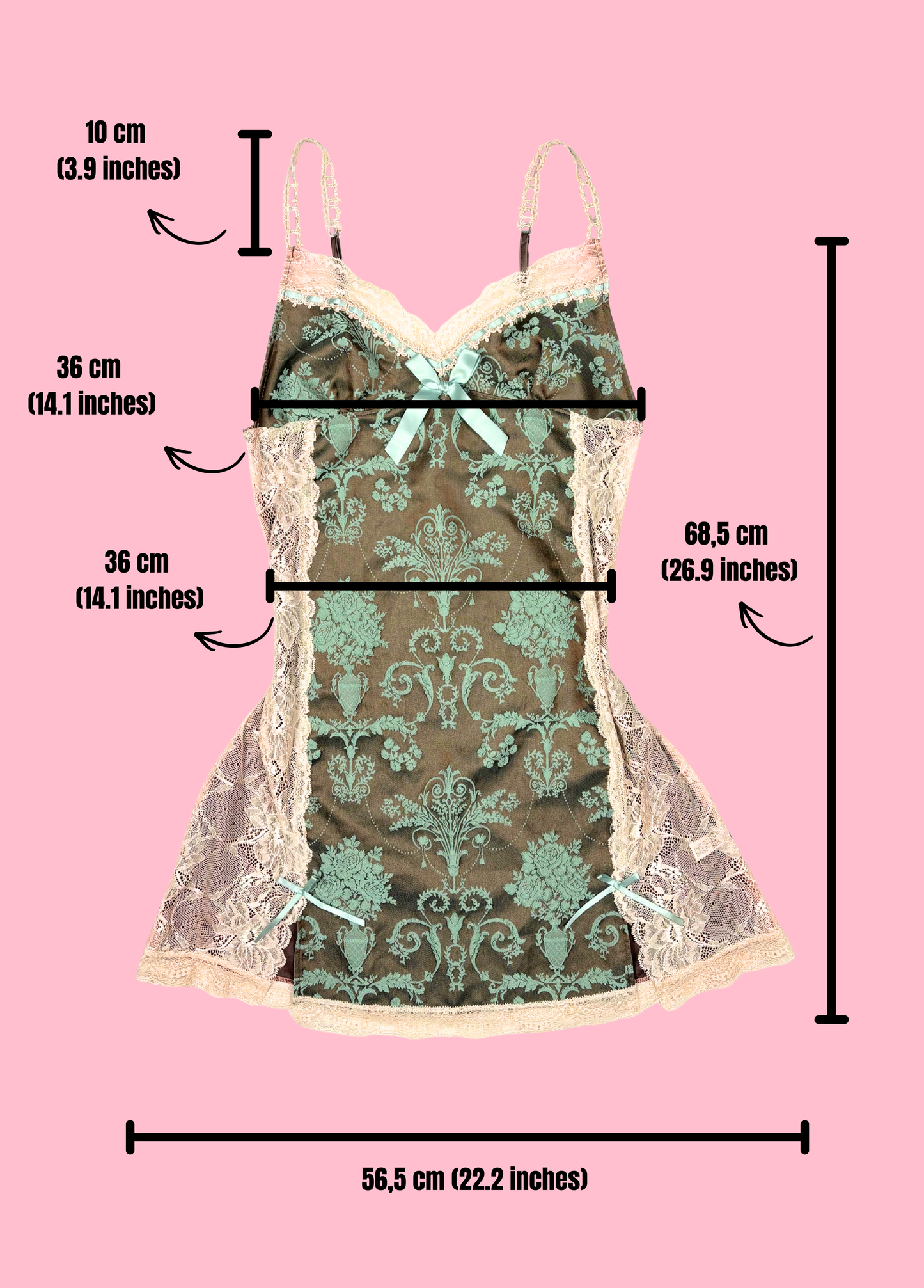 Vestido lencero estilo babydoll Fairy