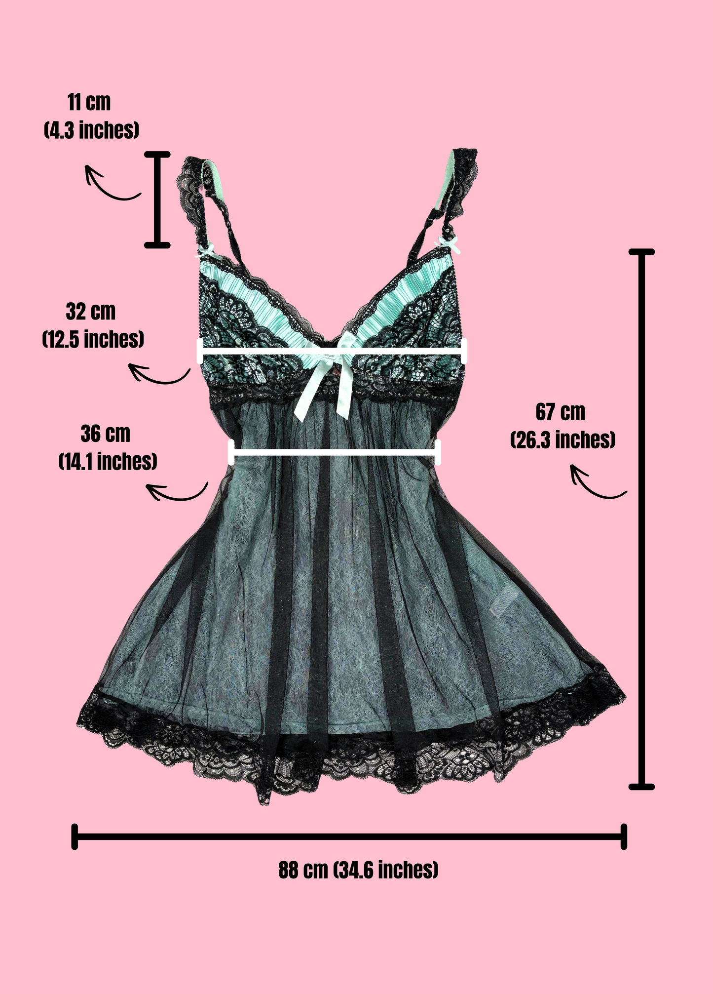 Vestido lencero estilo babydoll Fairy