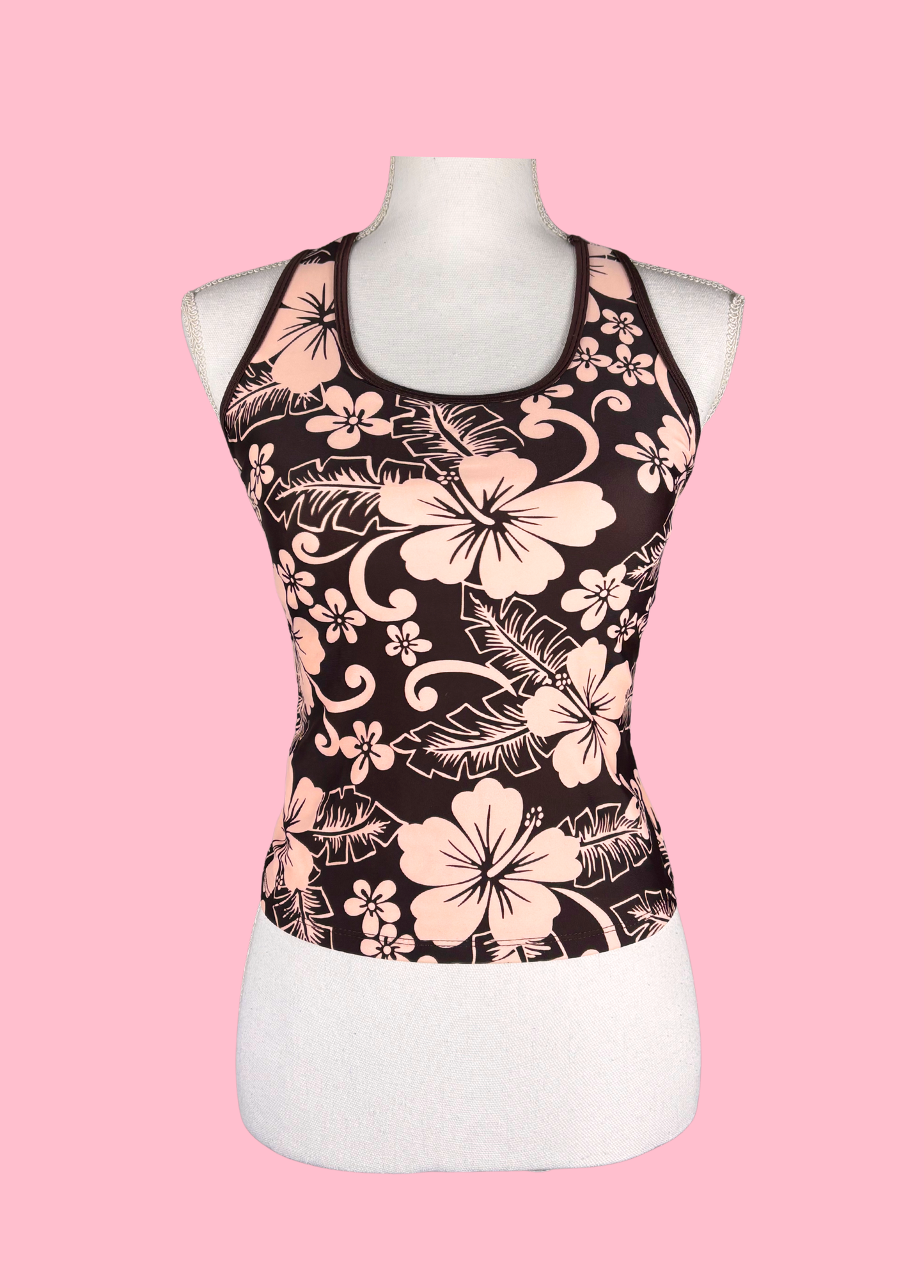 Tropical Summer Tankini With Shorts