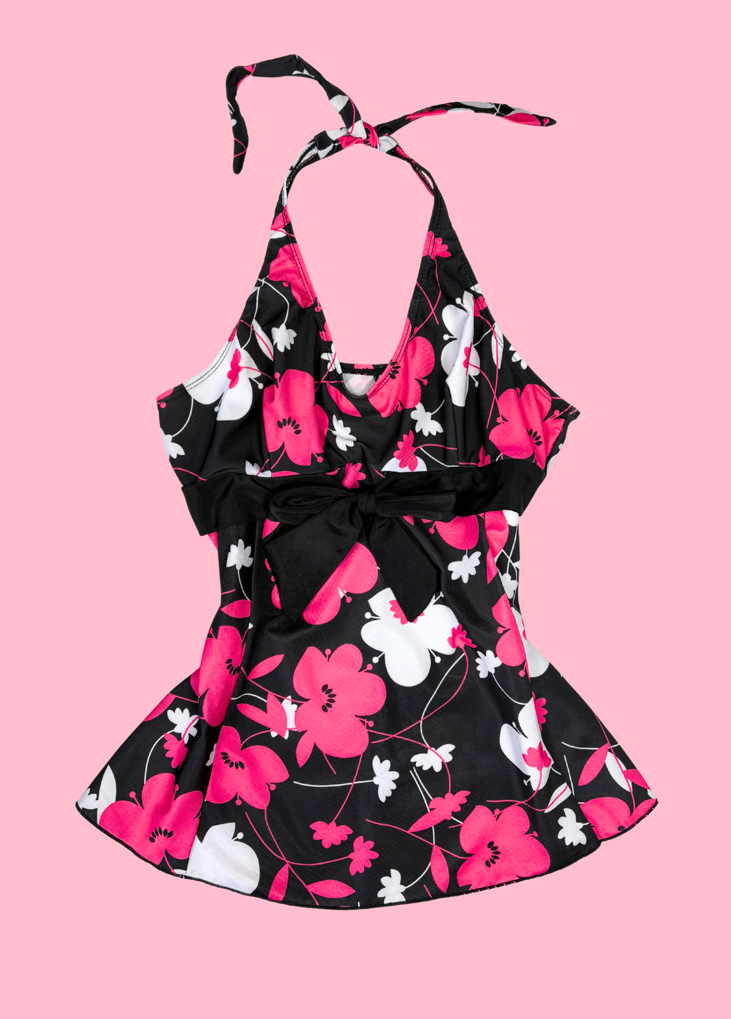 Tropical Summer Halter-neck Top