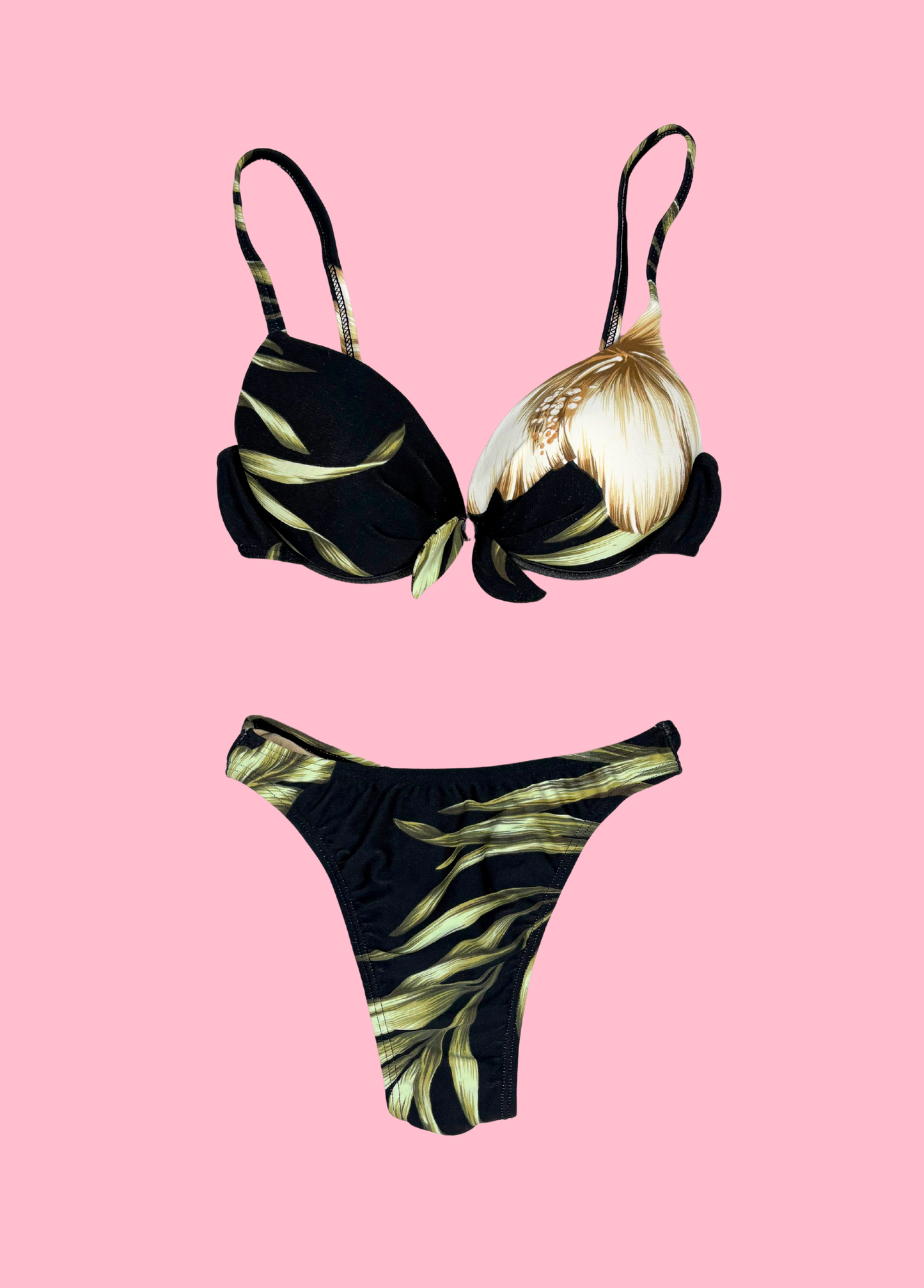 Tropical Summer Bikini With Skirt