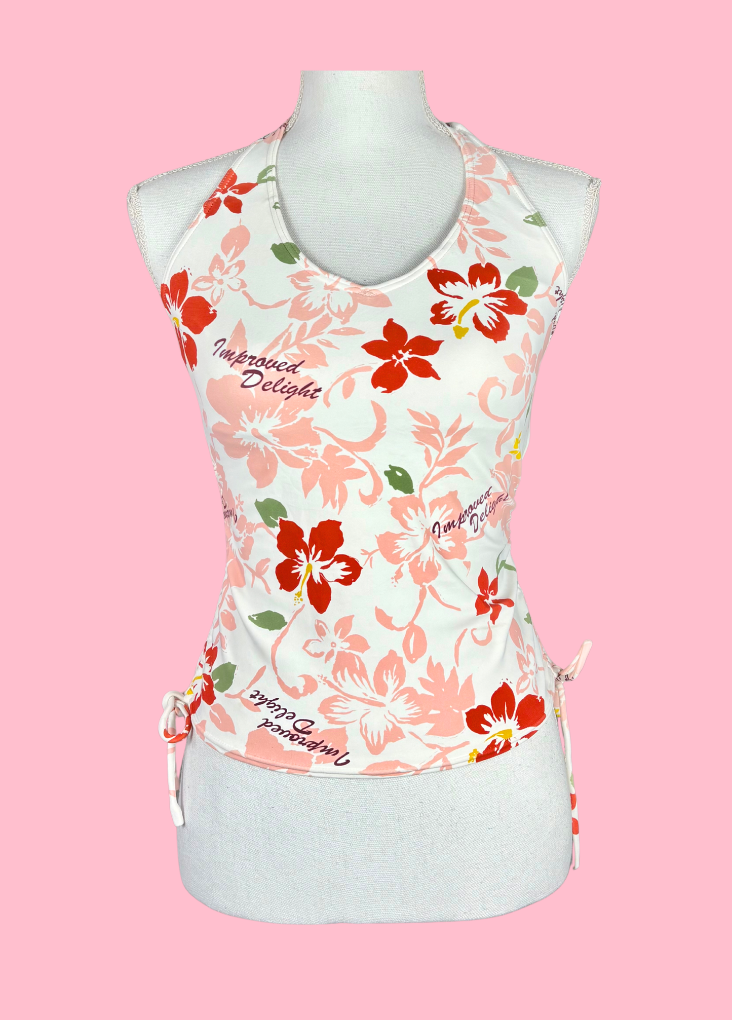 Tropical Summer Halter-neck Top