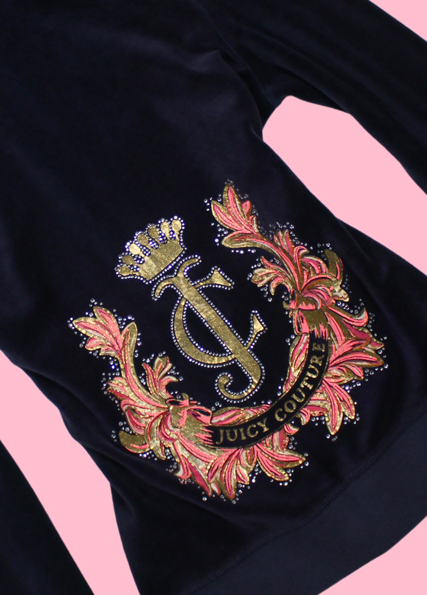 Juicy Couture Dark Blue Velour Tracksuit