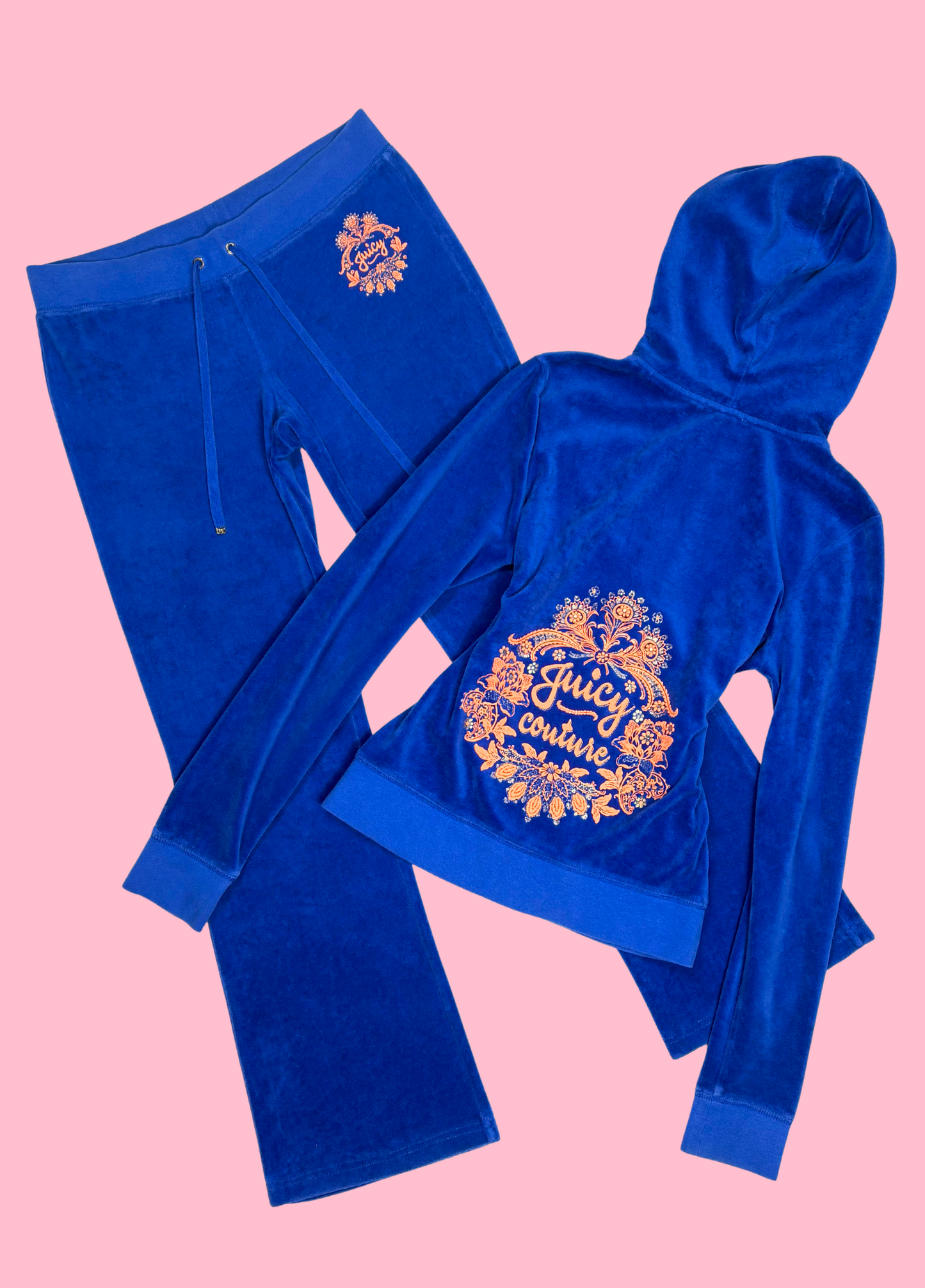 Juicy Couture Royal Blue Velour Tracksuit