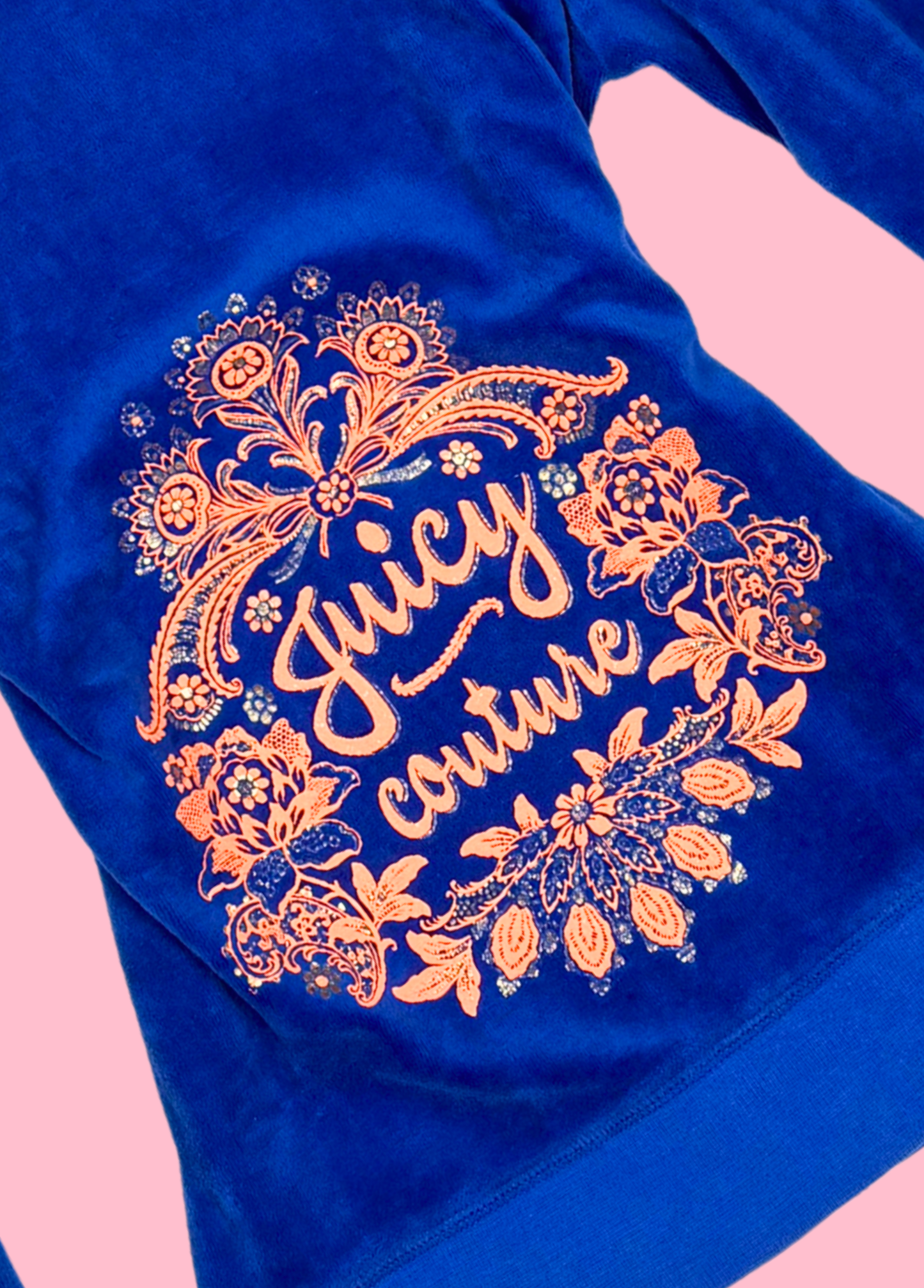 Juicy Couture Royal Blue Velour Tracksuit