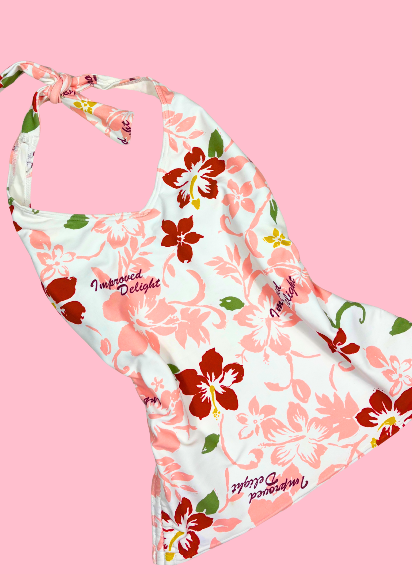 Tropical Summer Halter-neck Top