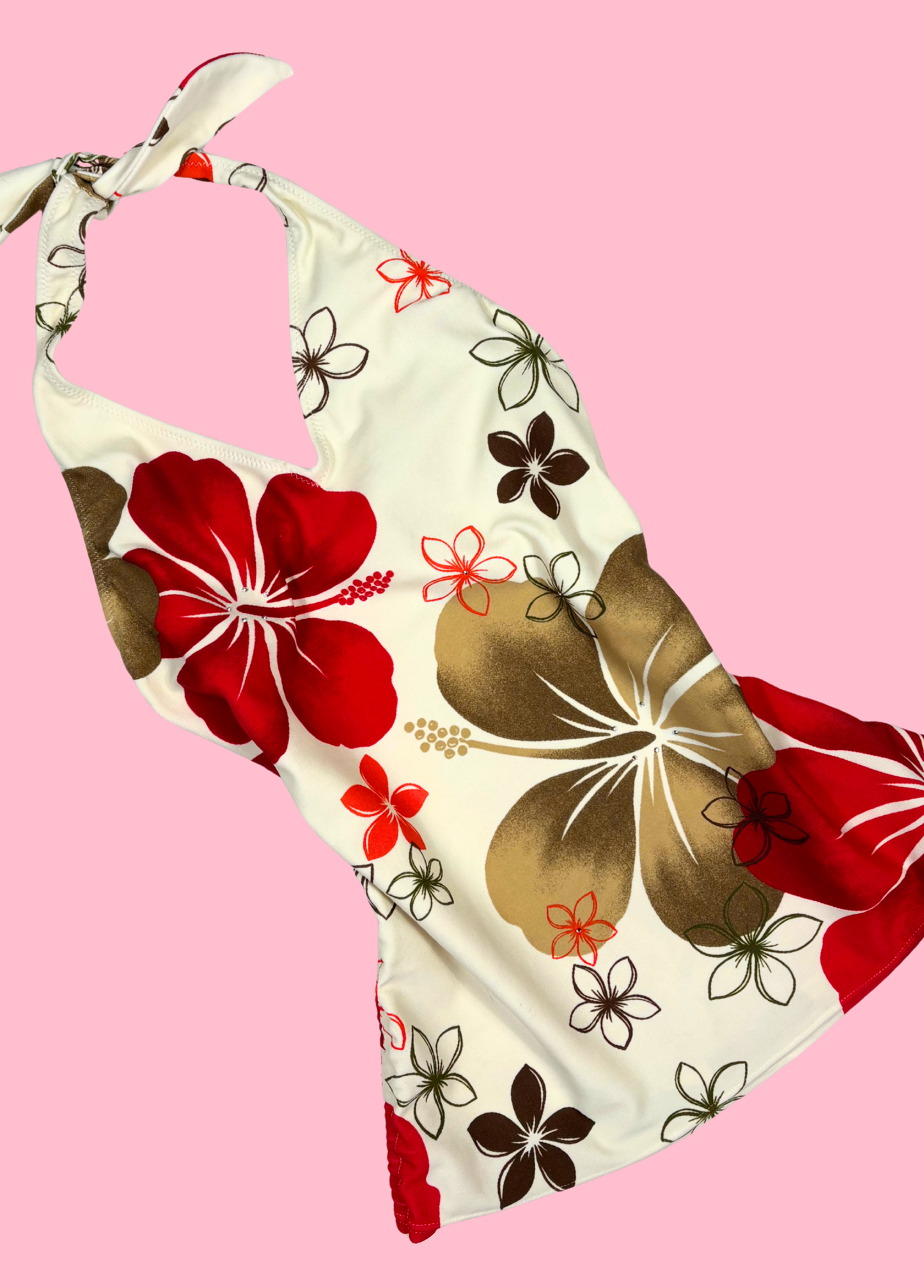 Tropical Summer Halter-neck Top