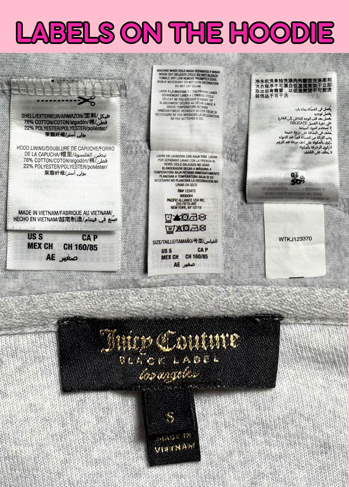 Juicy Couture Grey Velour Tracksuit