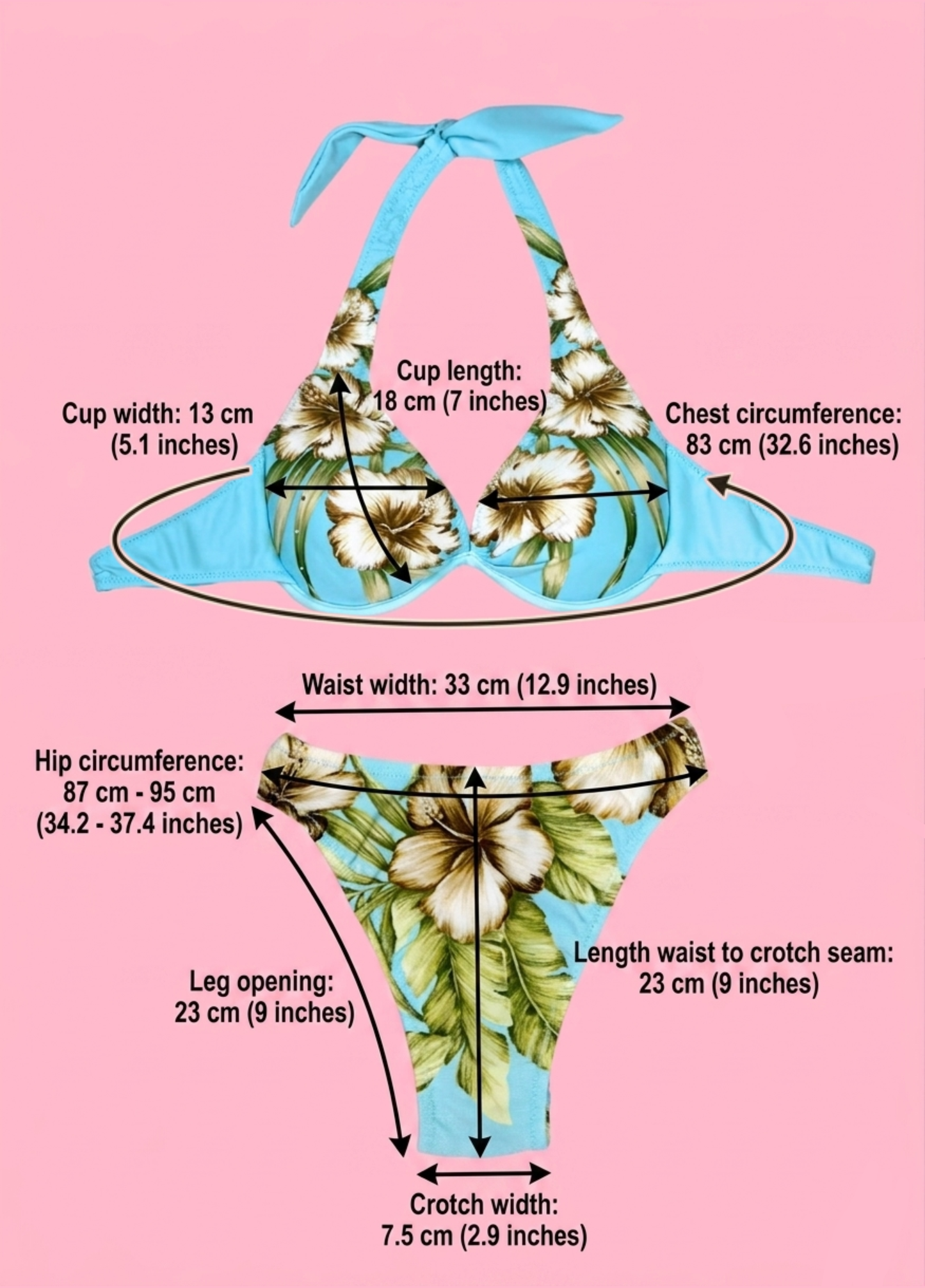 Tropical Summer Bikini Set