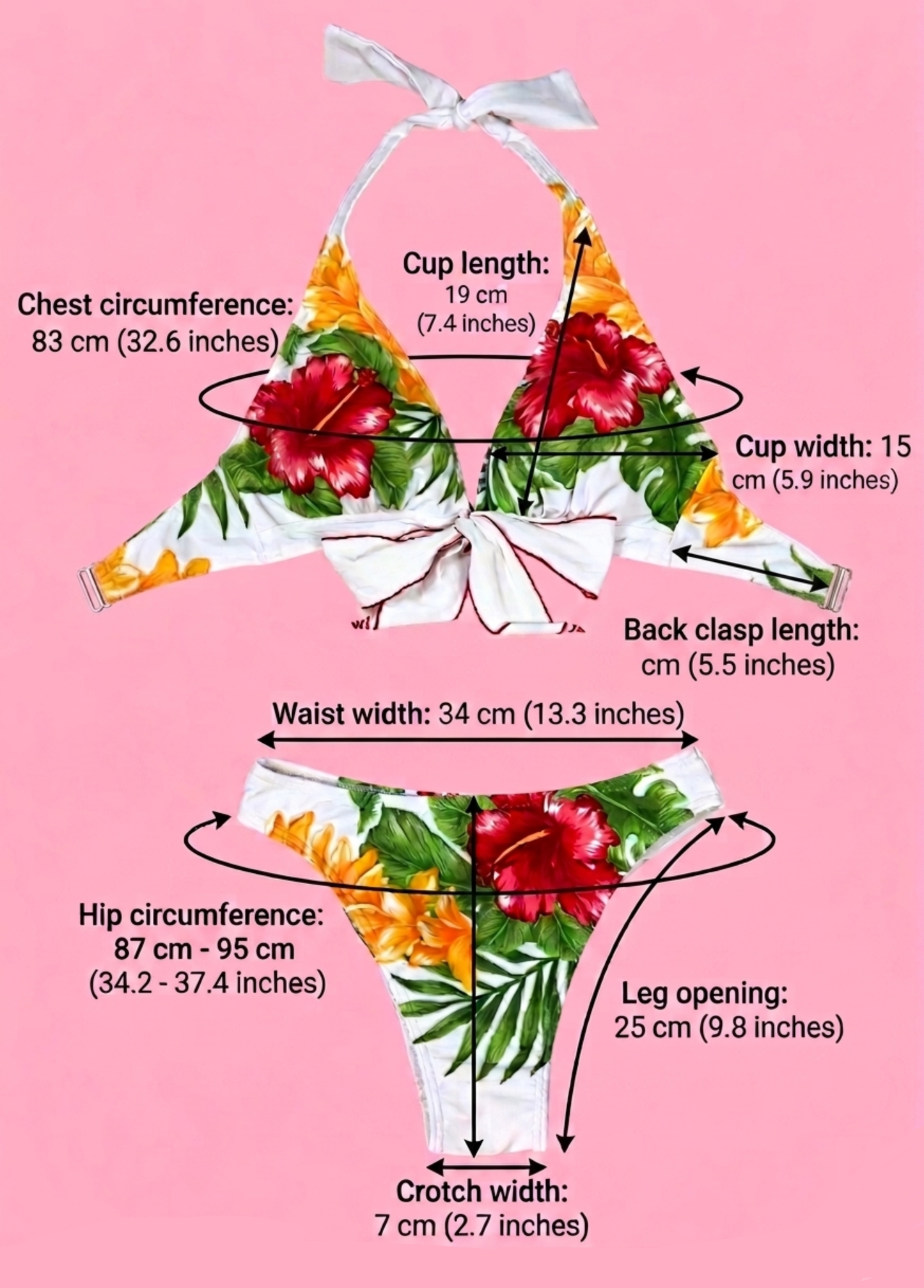 Tropical Summer Bikini Set
