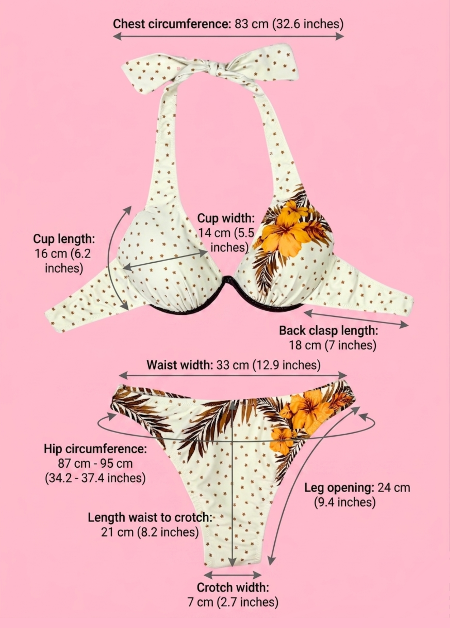 Tropical Summer Bikini Set