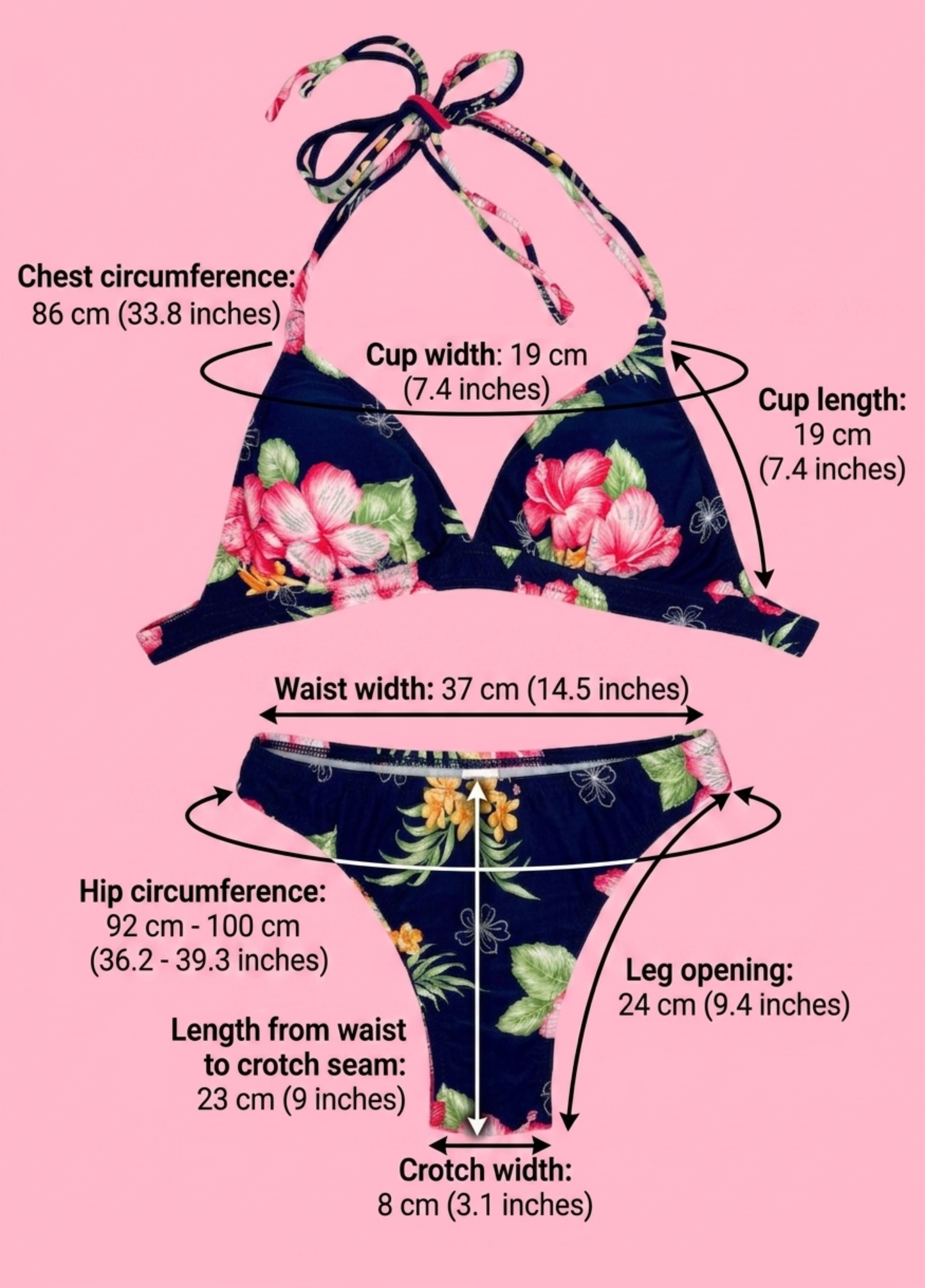 Tropical Summer Bikini Set