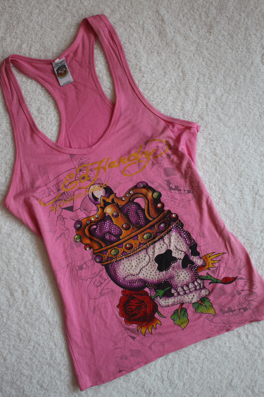 Canotta Ed Hardy Rosa