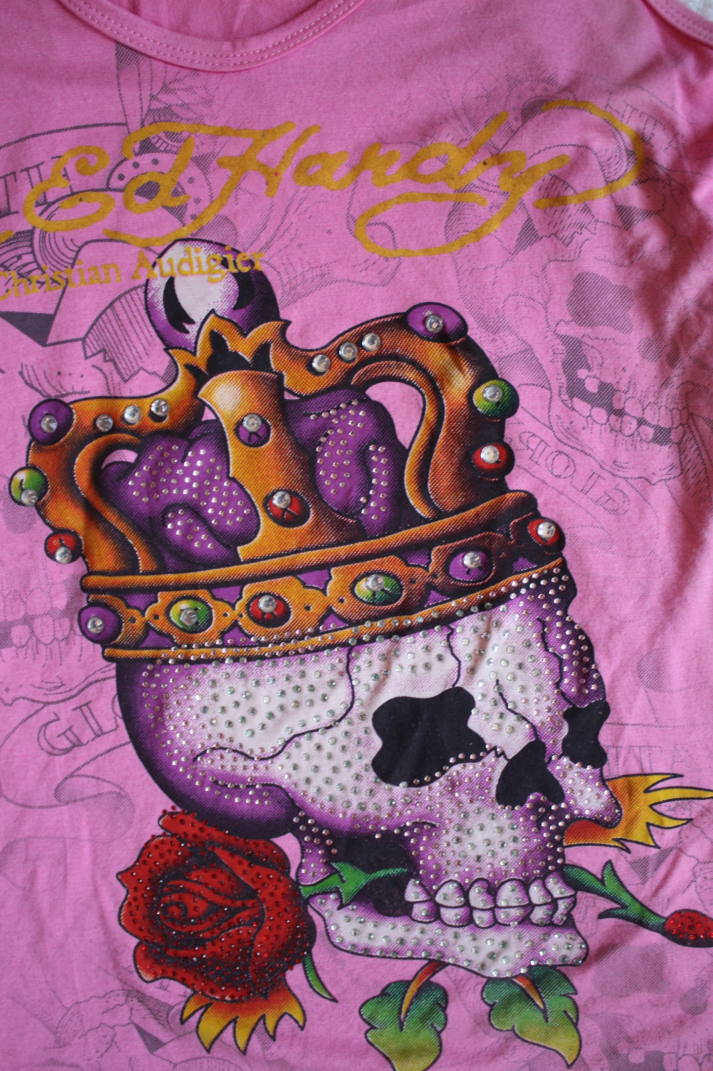 Canotta Ed Hardy Rosa