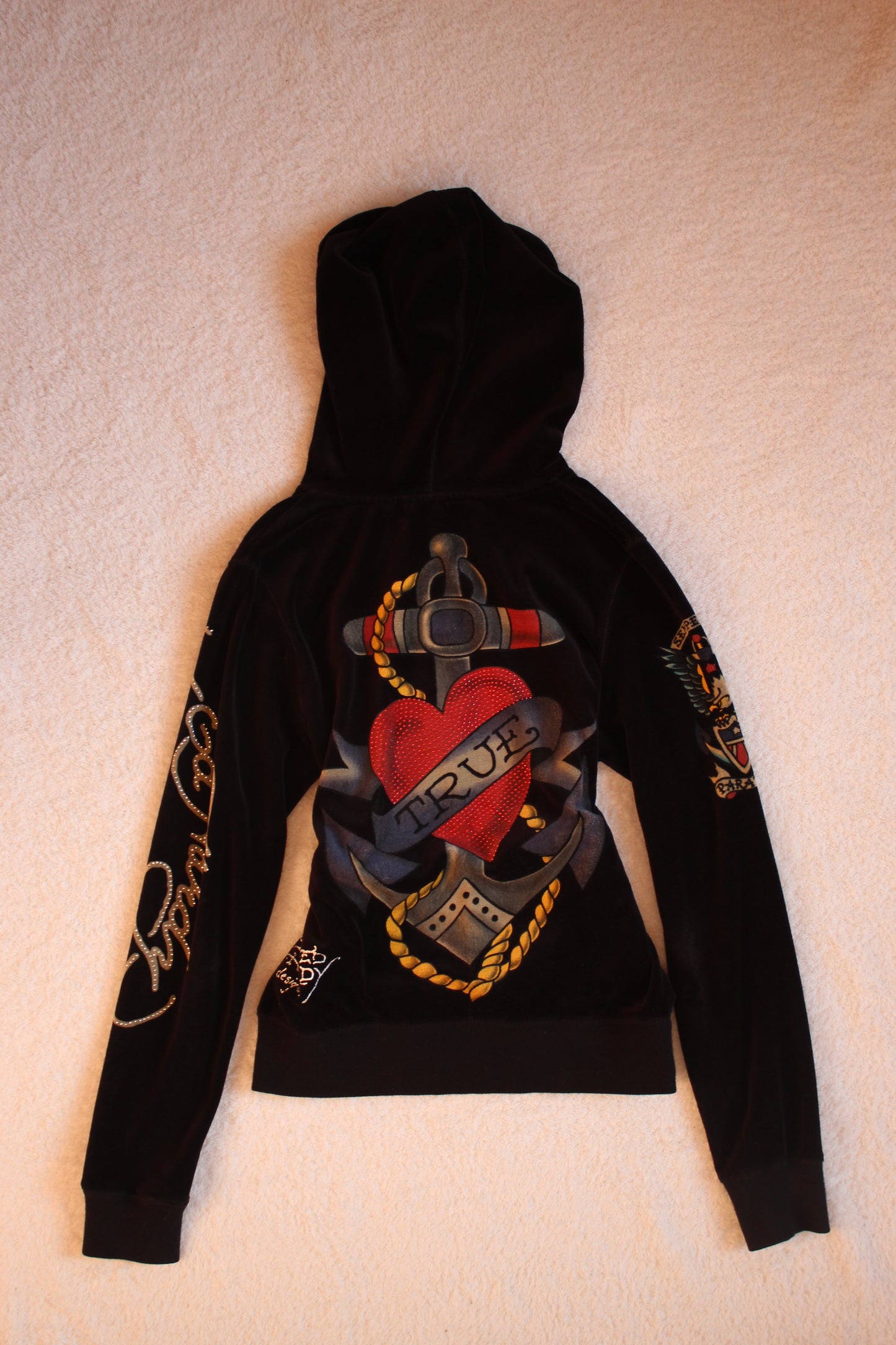 Felpa Velour Ed Hardy