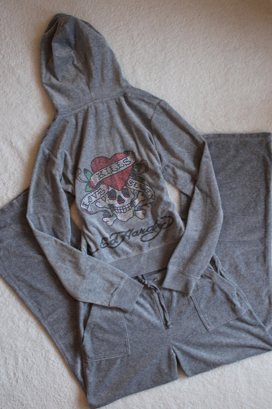 Tuta Velour Ed Hardy