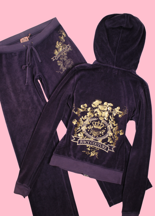 Juicy Couture Grape Velour Tracksuit