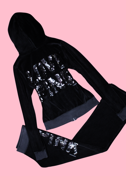 Victoria's Secret LOVE PINK Velour Tracksuit